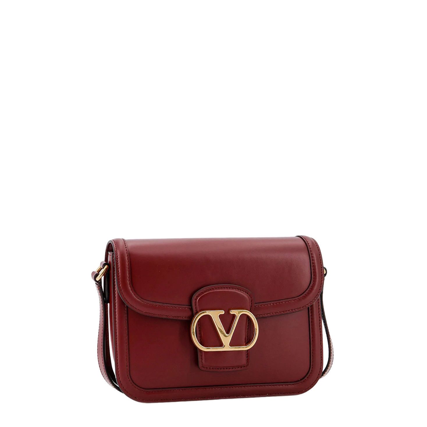 Valentino VALENTINO GARAVANI 9To5 Small Red Smooth Leather Shoulder Ba Size ONE SIZE - 3 Thumbnail