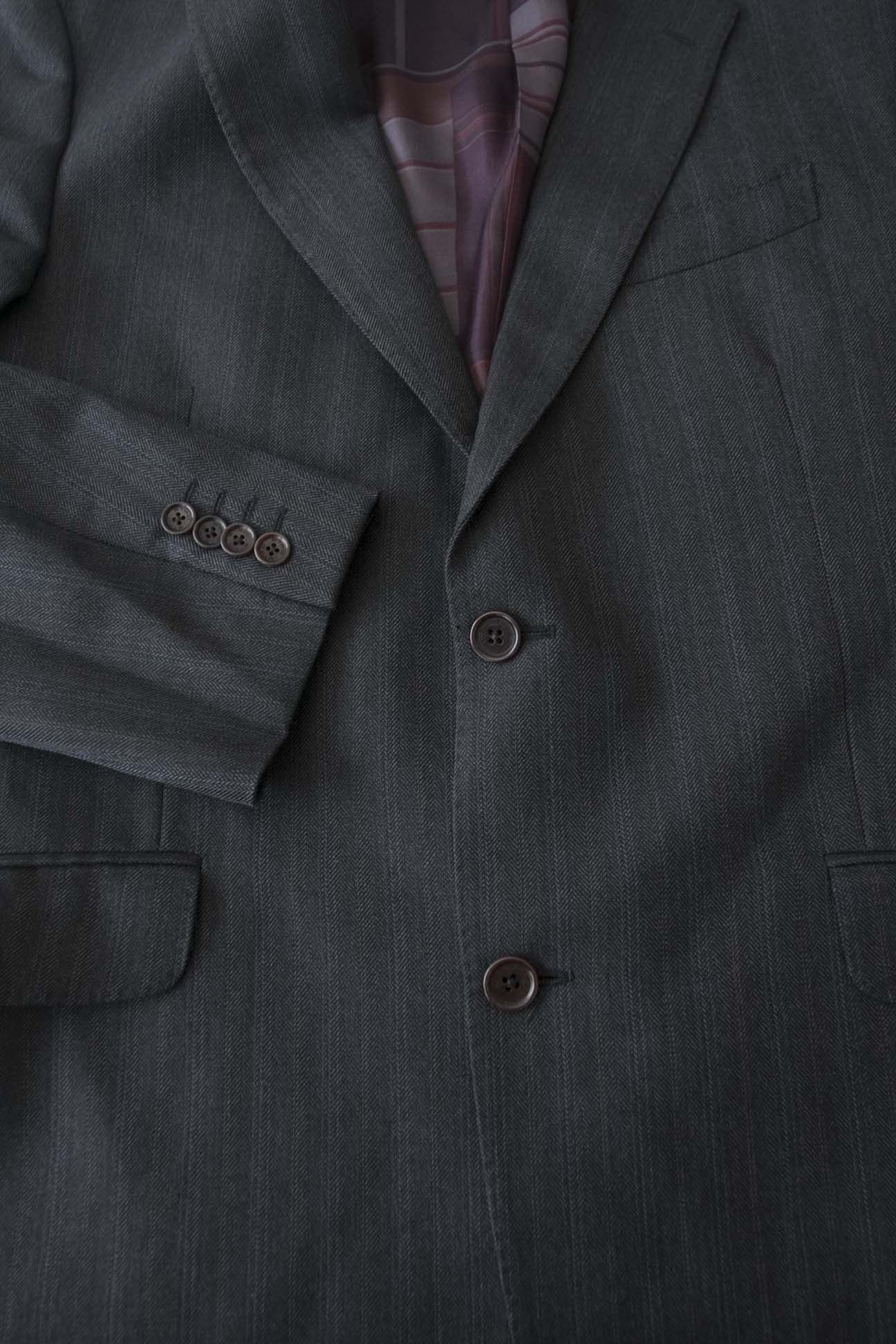 Etro Etro Milano Jacket Sport Coat Size 54 /42US Herringbone Size 42R - 9 Thumbnail