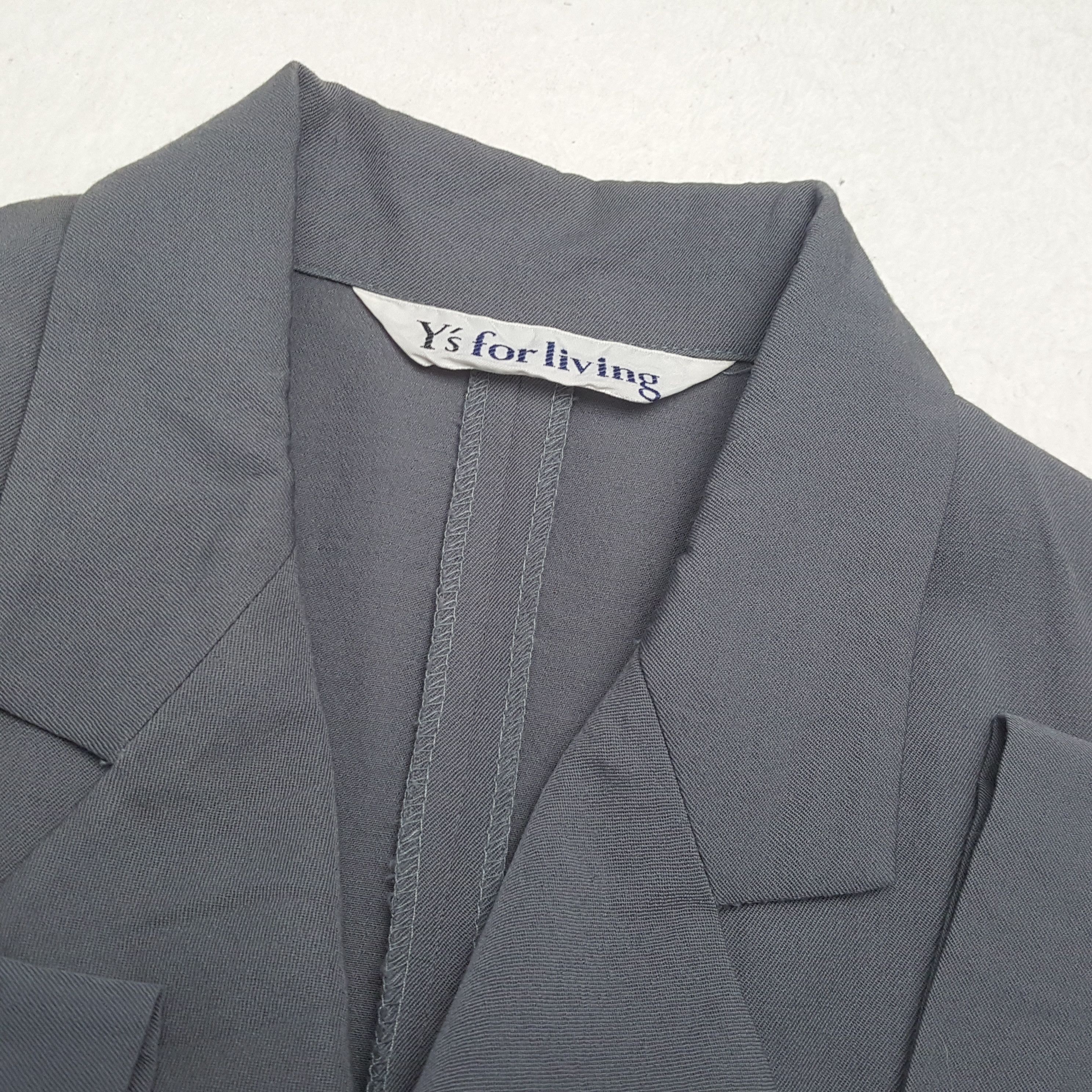 Yohji Yamamoto Y'S FOR LIVING by YOHJI YAMAMOTO Designer Blazer Size US XS / EU 42 / 0 - 8 Thumbnail