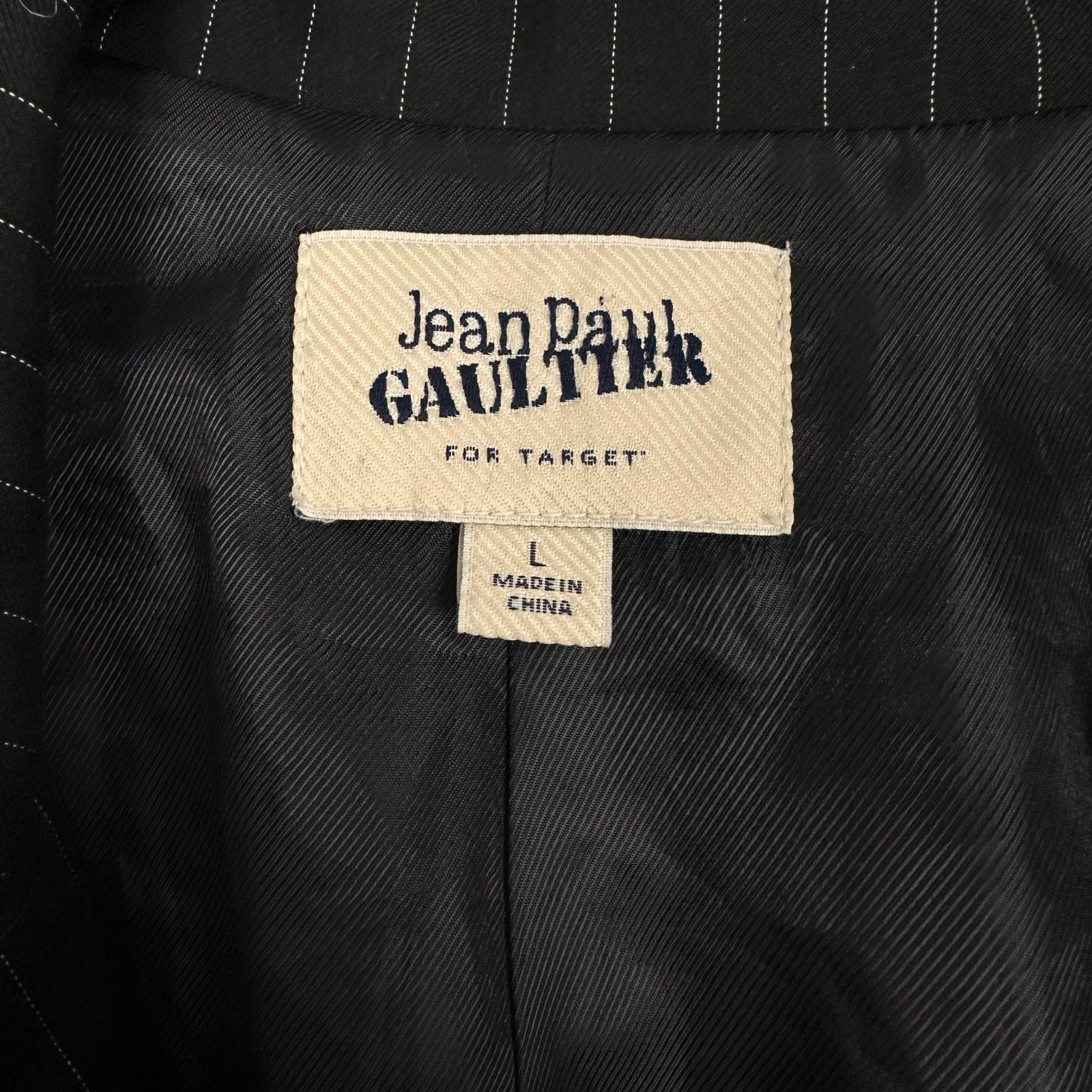 Jean Paul Gaultier RARE Jean Paul Gaultier x Target Pinstripe Short Blazer Sz L Size L / US 10 / IT 46 - 2 Thumbnail