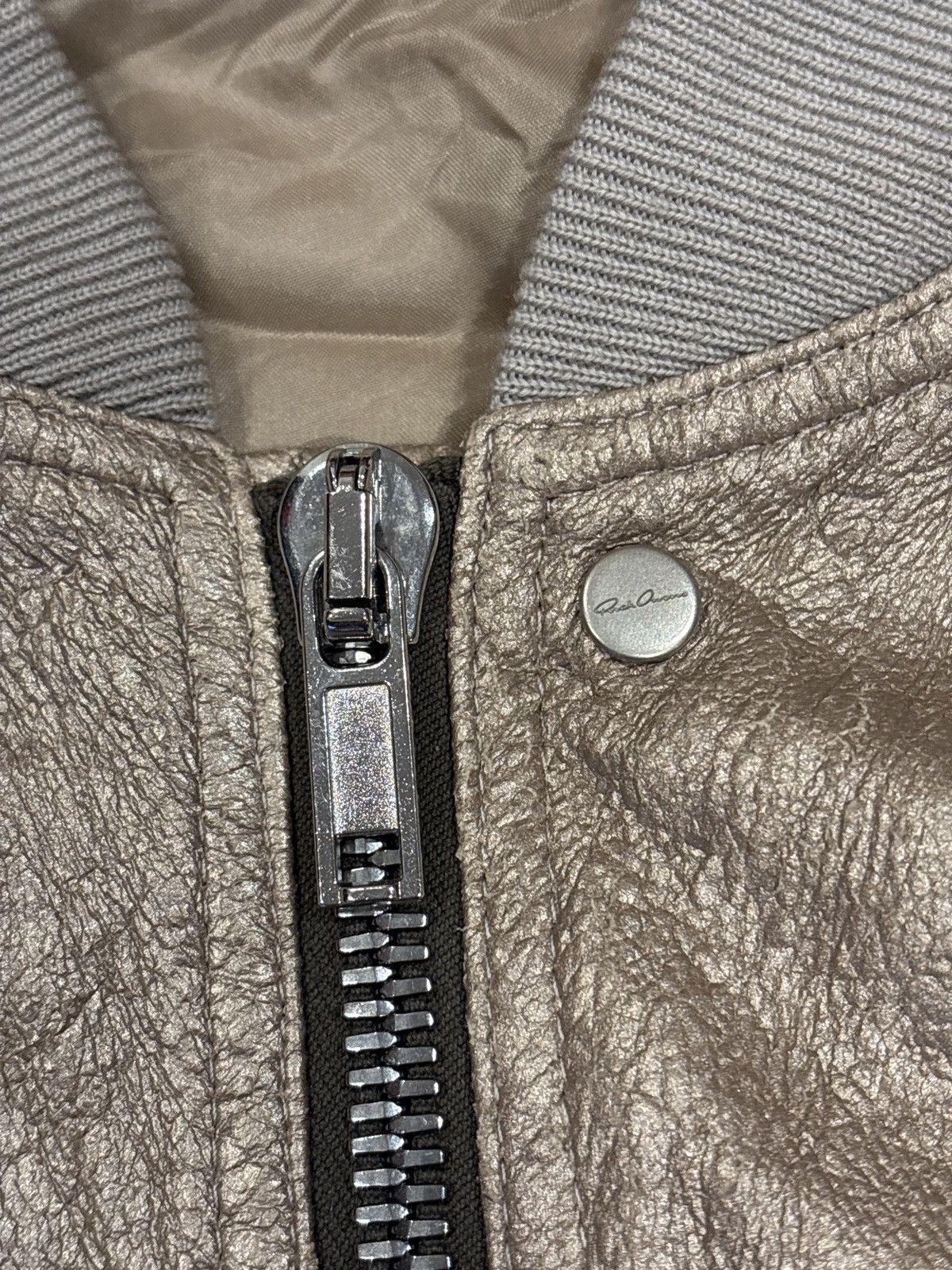 Rick Owens Rick Owen’s leather bomber Size US S / EU 44-46 / 1 - 2 Thumbnail