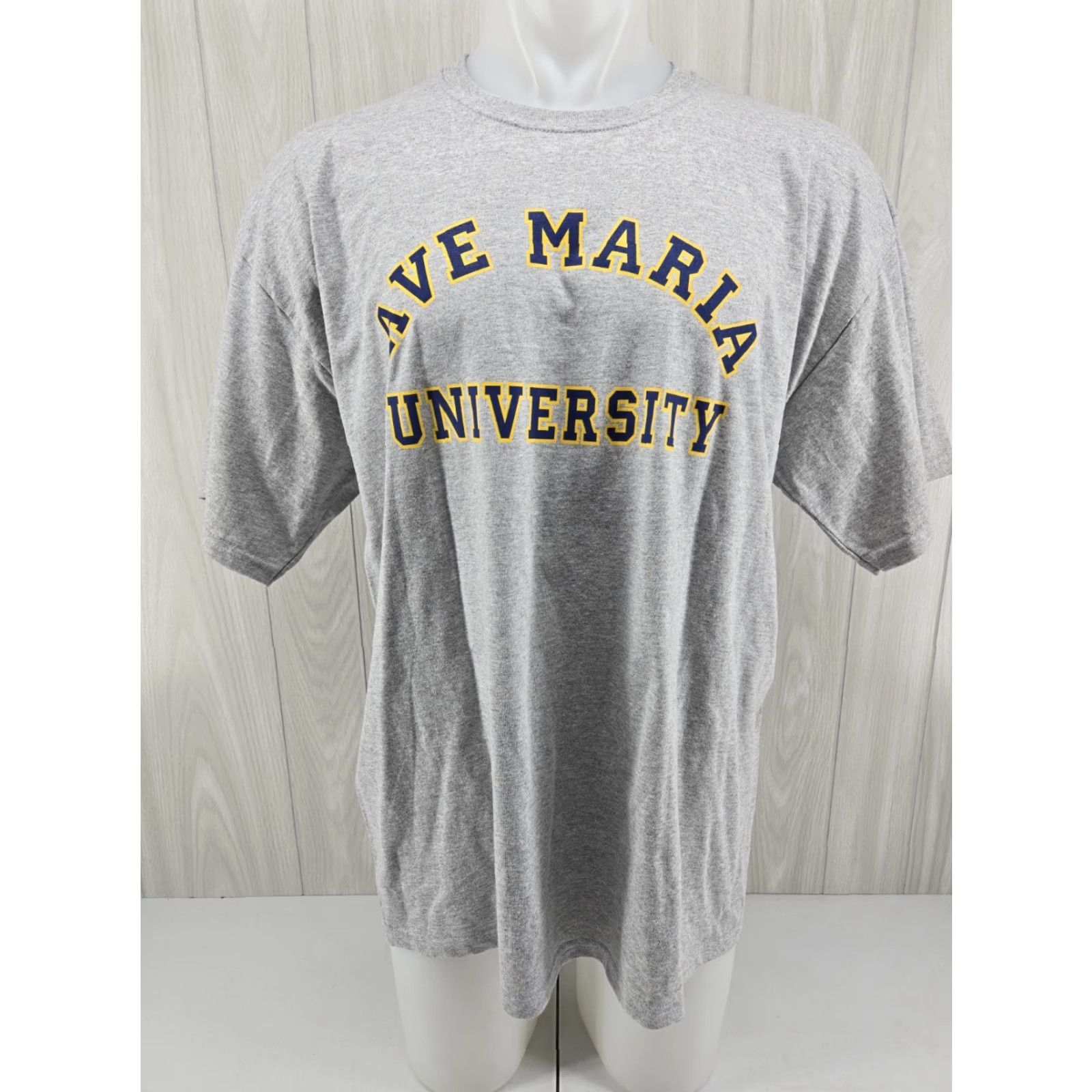 Gildan VINTAGE Ave Maria University Gildan T Shirt Gray XL Mens University 90s Size US XL / EU 56 / 4 - 2 Thumbnail