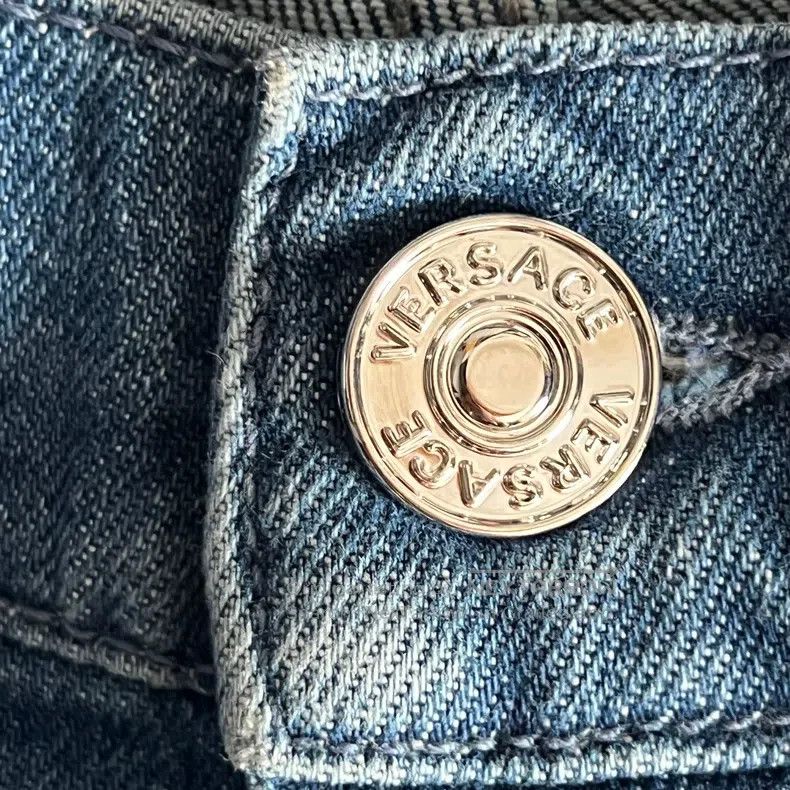 Versace Versace Solid denim trousers Size US 34 / EU 50 - 3 Thumbnail