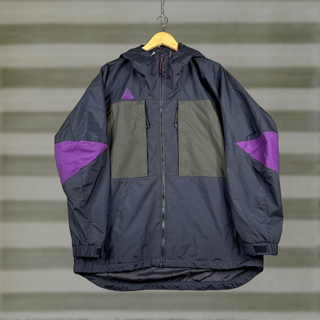 VINTAGE Nike ACG Anorak Jacket Mens Medium Multicolor Outdoors