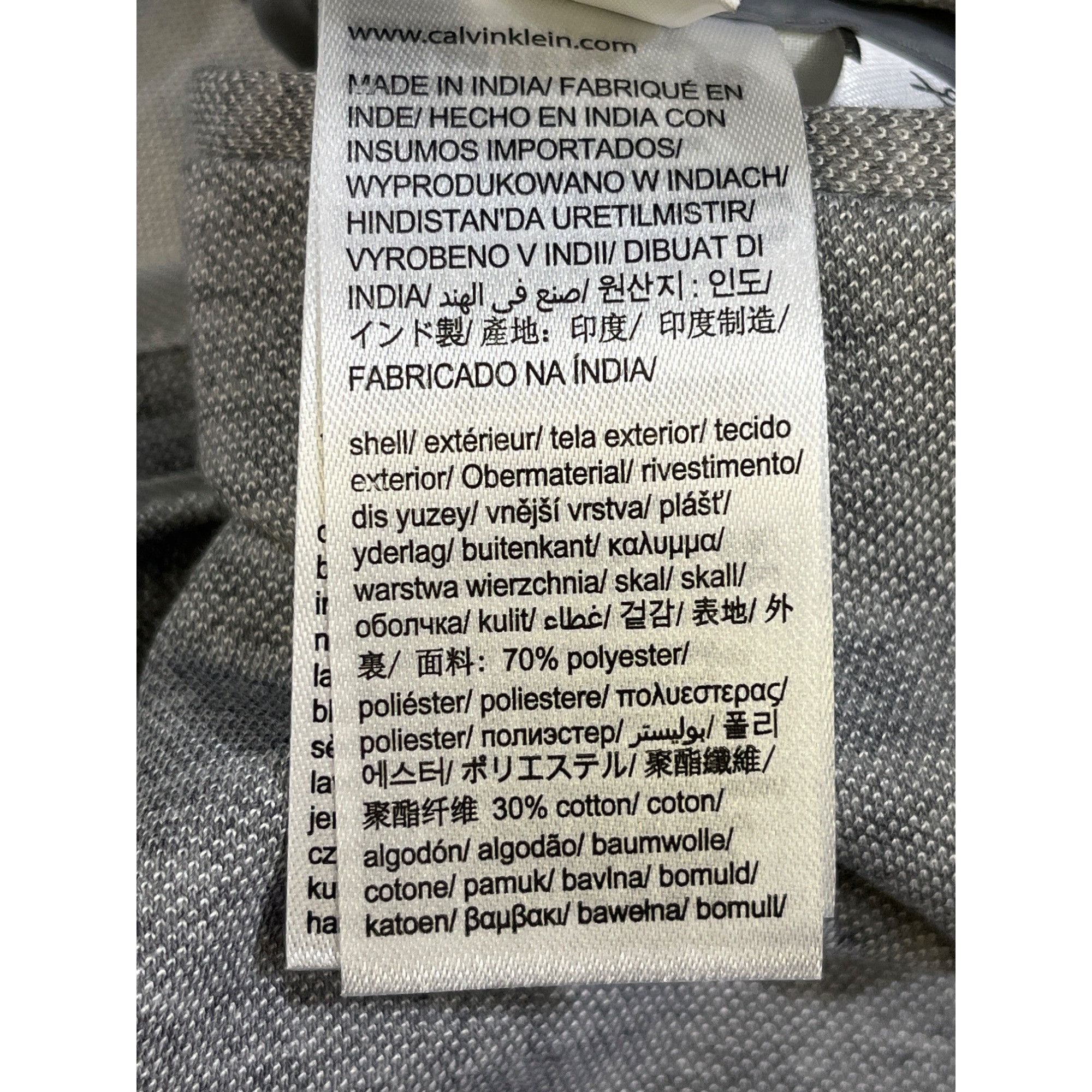 Calvin Klein Calvin Klein Men's Grey Body Fitted Blazer Size XXL SKU 6304 Size 46R - 6 Thumbnail