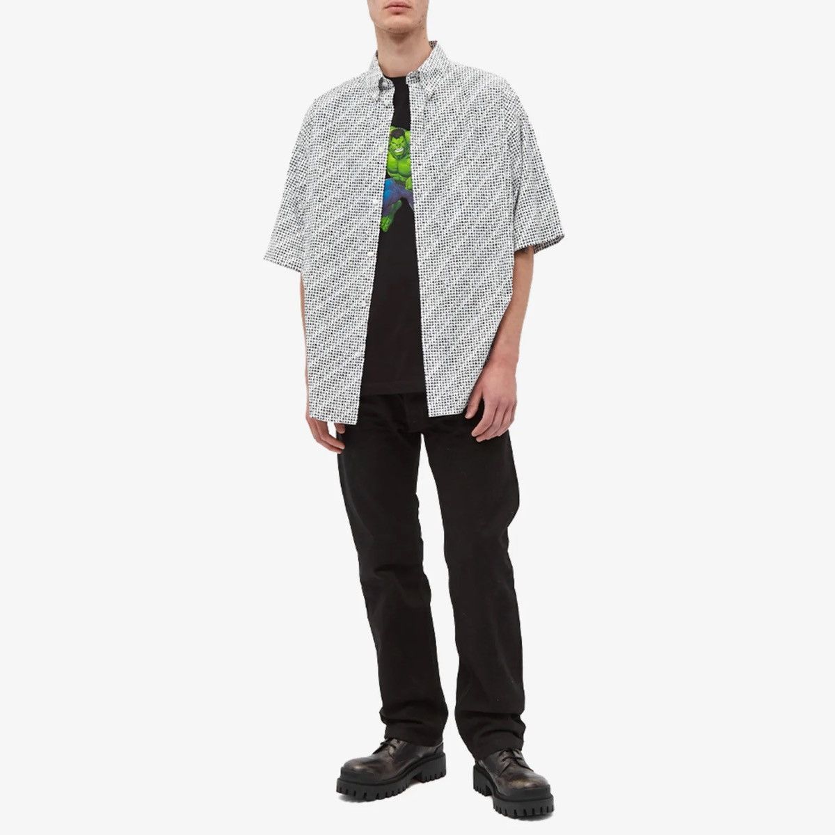 Balenciaga Balenciaga - Marvel - “Incredible Hulk” T-Shirt Size US XS / EU 42 / 0 - 21 Thumbnail