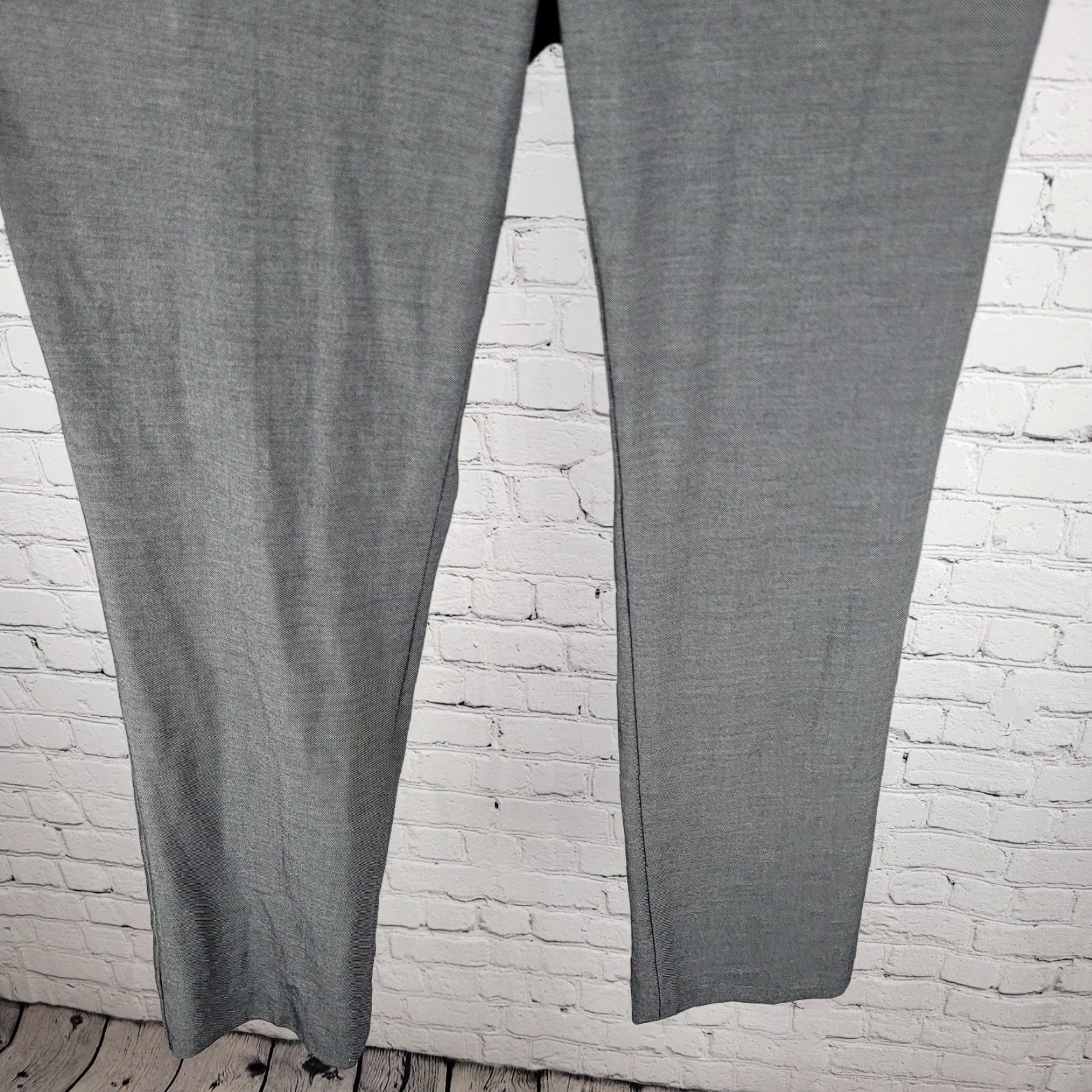 Ann Taylor Ann Taylor Grey Straight Pants Slacks Women Size 4 30x27 Size 27" / US 4 / IT 40 - 6 Thumbnail