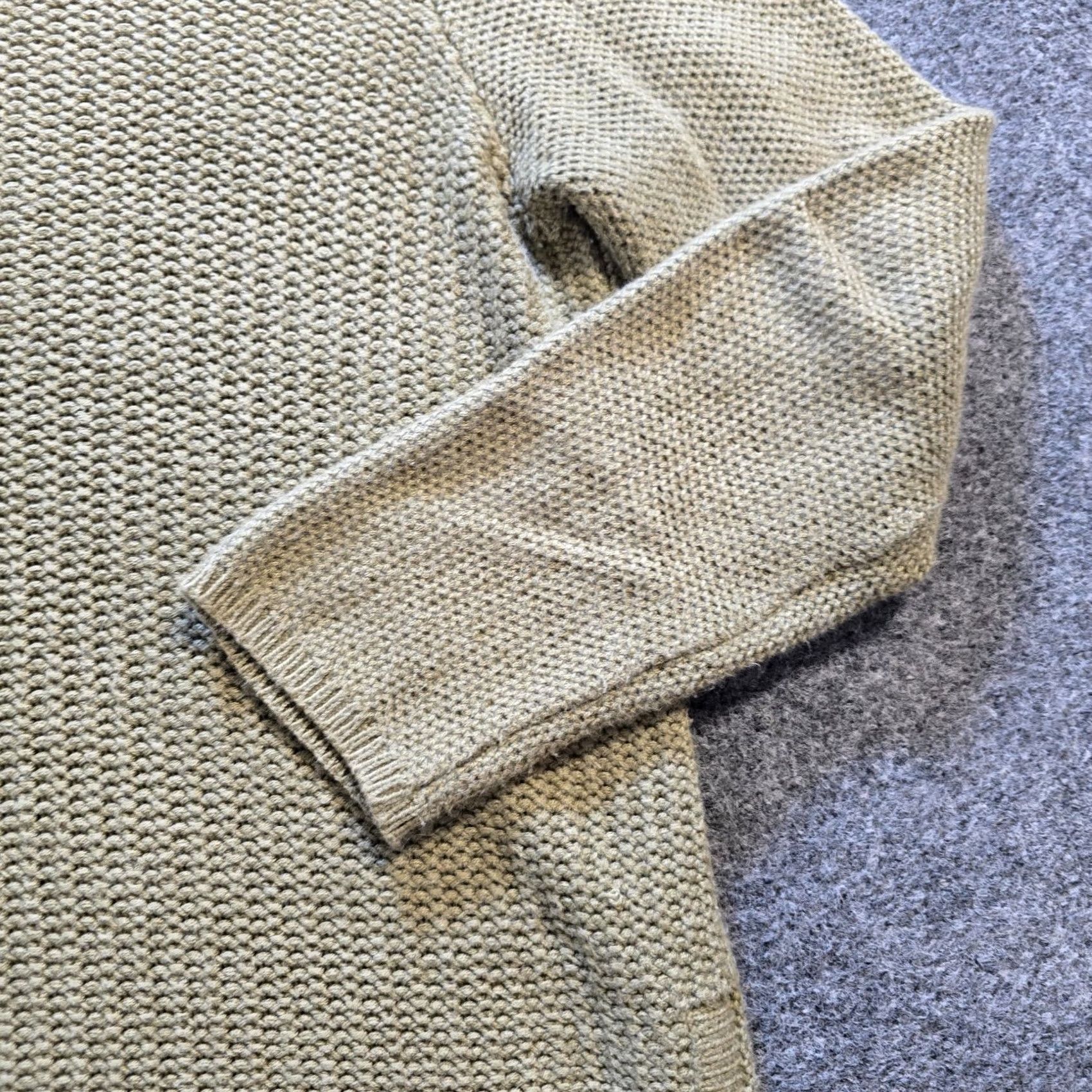 J. Jill J. Jill Sweater Women Size PM Petite Green Chunky-Knit Crew Neck Basic Casual Pullover Knit Winter Fall Spring Regular Sab? Size M / US 6-8 / IT 42-44 - 3 Thumbnail