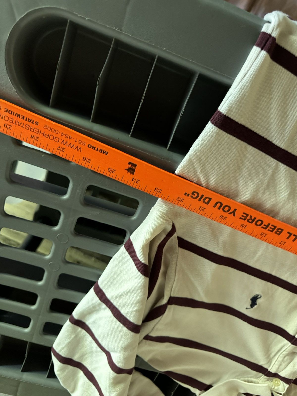 Polo Ralph Lauren × Vintage Vintage Polo Ralph Lauren Striped Rugby Size US L / EU 52-54 / 3 - 7 Thumbnail