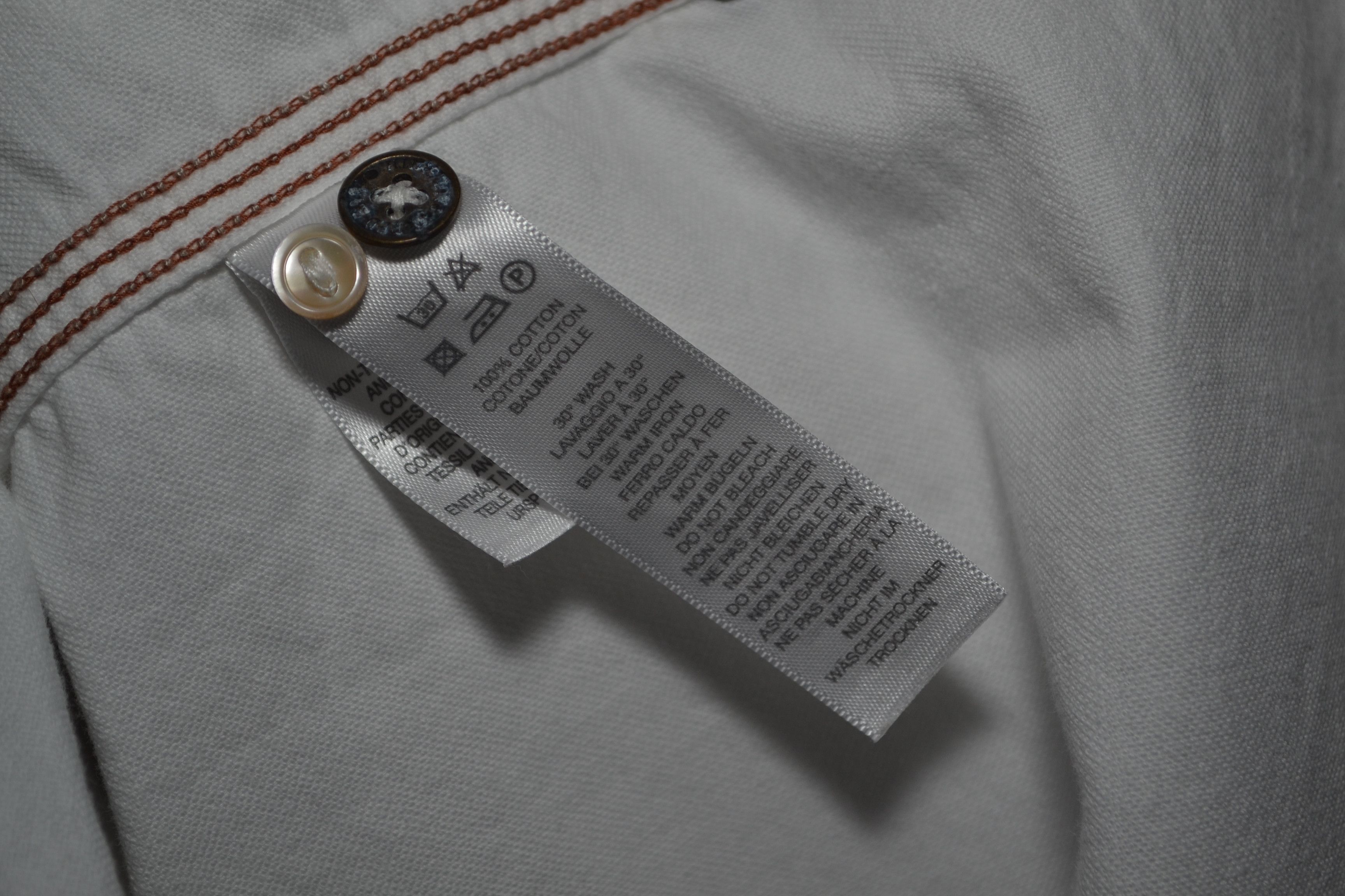 Paul Smith Paul Smith Red Ear Japan Workwear M White Thick Cotton Shirt Size US M / EU 48-50 / 2 - 12 Thumbnail