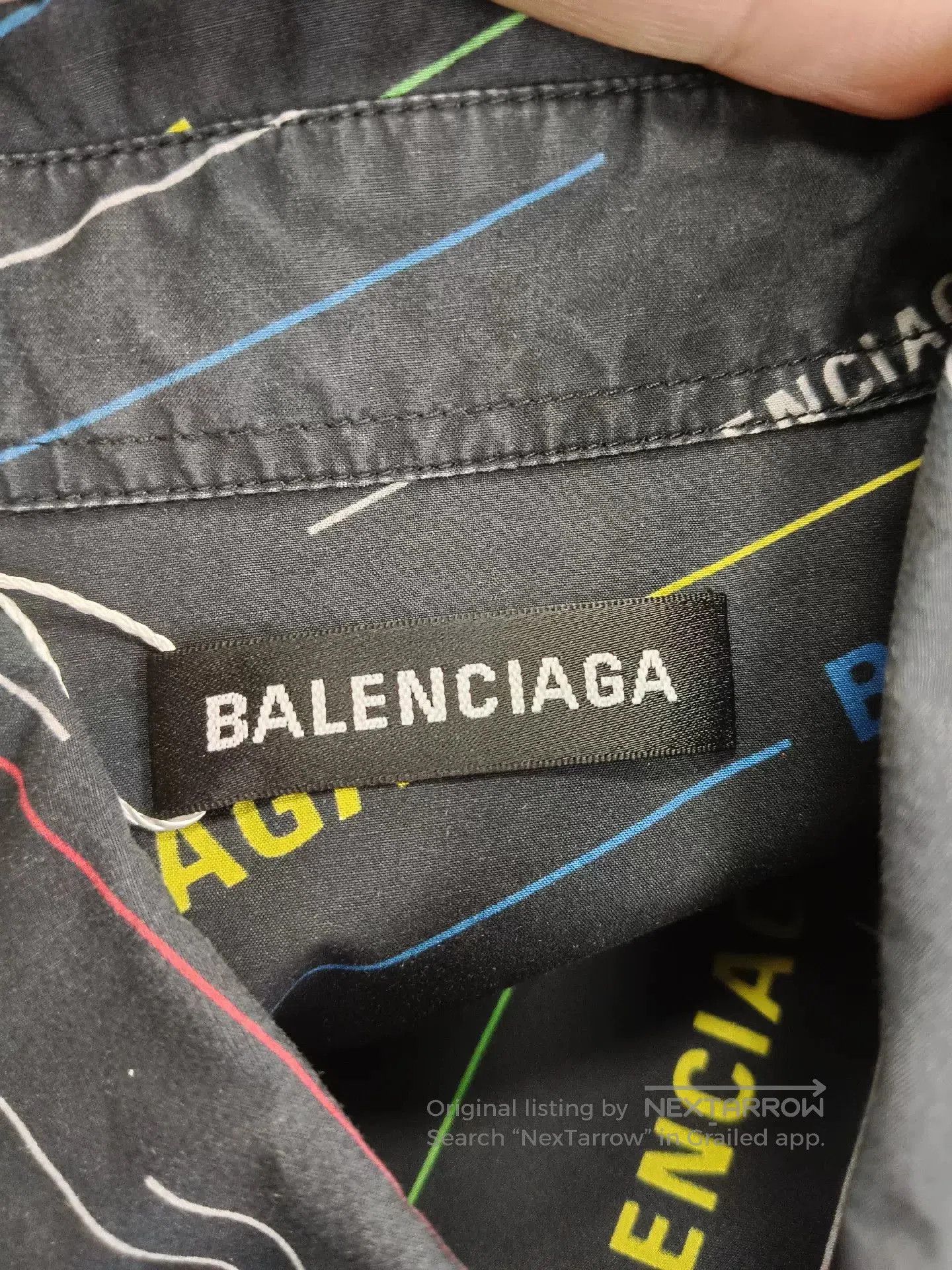 Balenciaga balenciaga short sleeve patterned shirt. Size US M / EU 48-50 / 2 - 3 Thumbnail