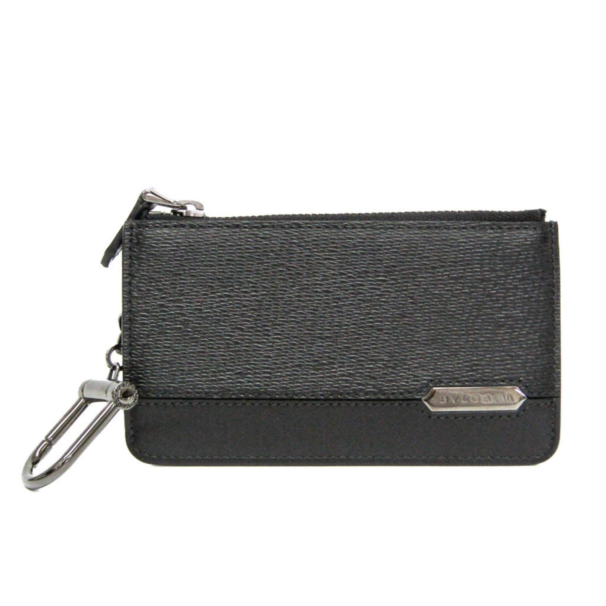 Bvlgari Bvlgari Serpenti Scaglie Man 282774 Coin Case Card Case Men's Leather Key Case Black Size ONE SIZE - 1 Thumbnail