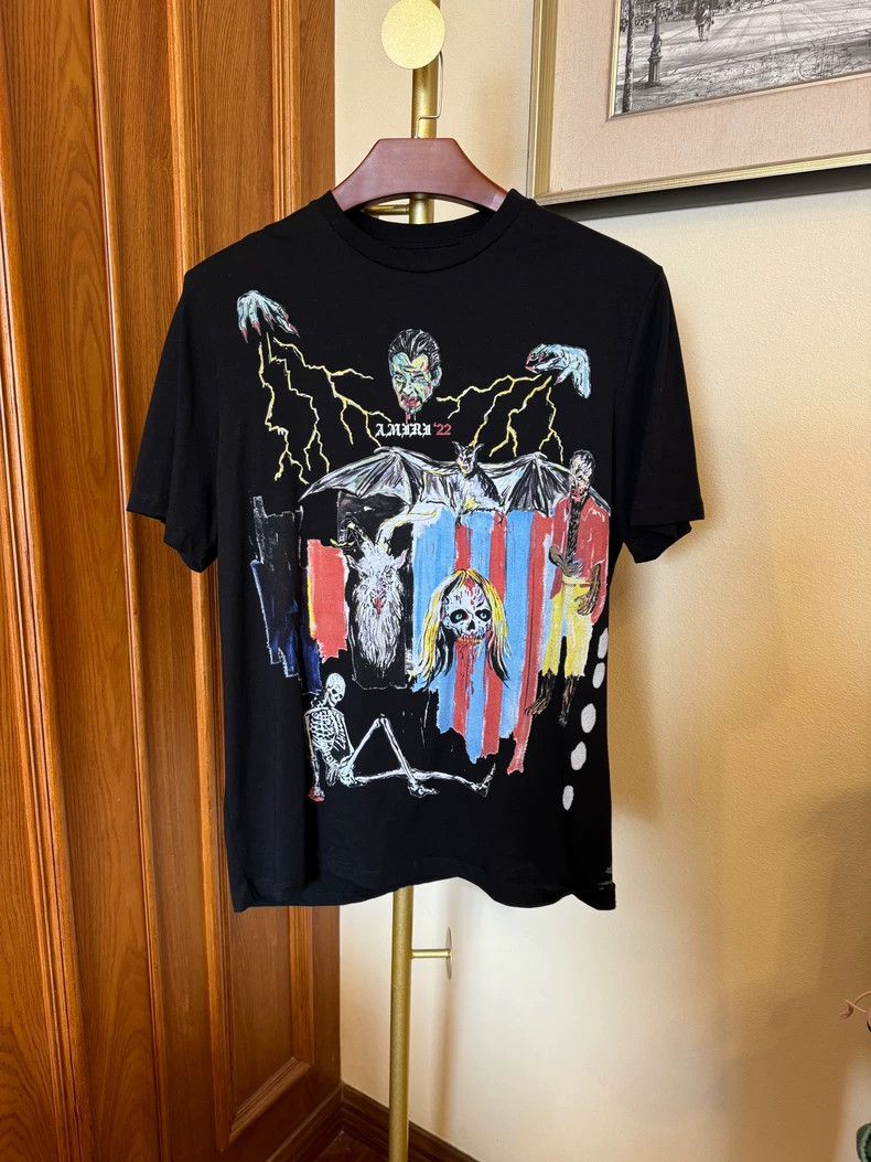 Amiri AMIRI Printed T-shirt 2501-Nextarrow Size US S / EU 44-46 / 1 - 1 Thumbnail