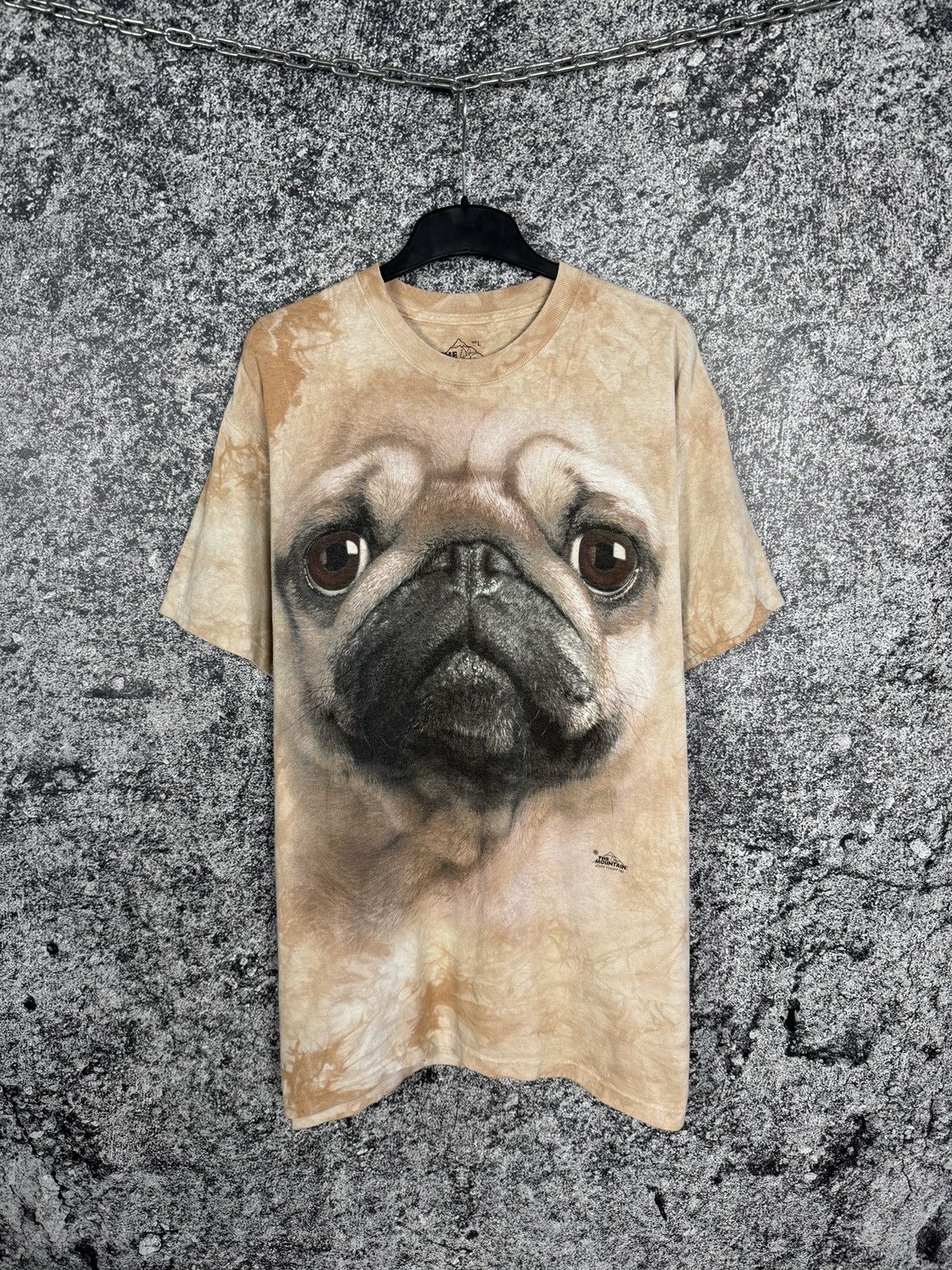 The Mountain The Mountain Pug Dog Face T-Shirt All Over Print Made in USA Size US L / EU 52-54 / 3 - 1 Thumbnail