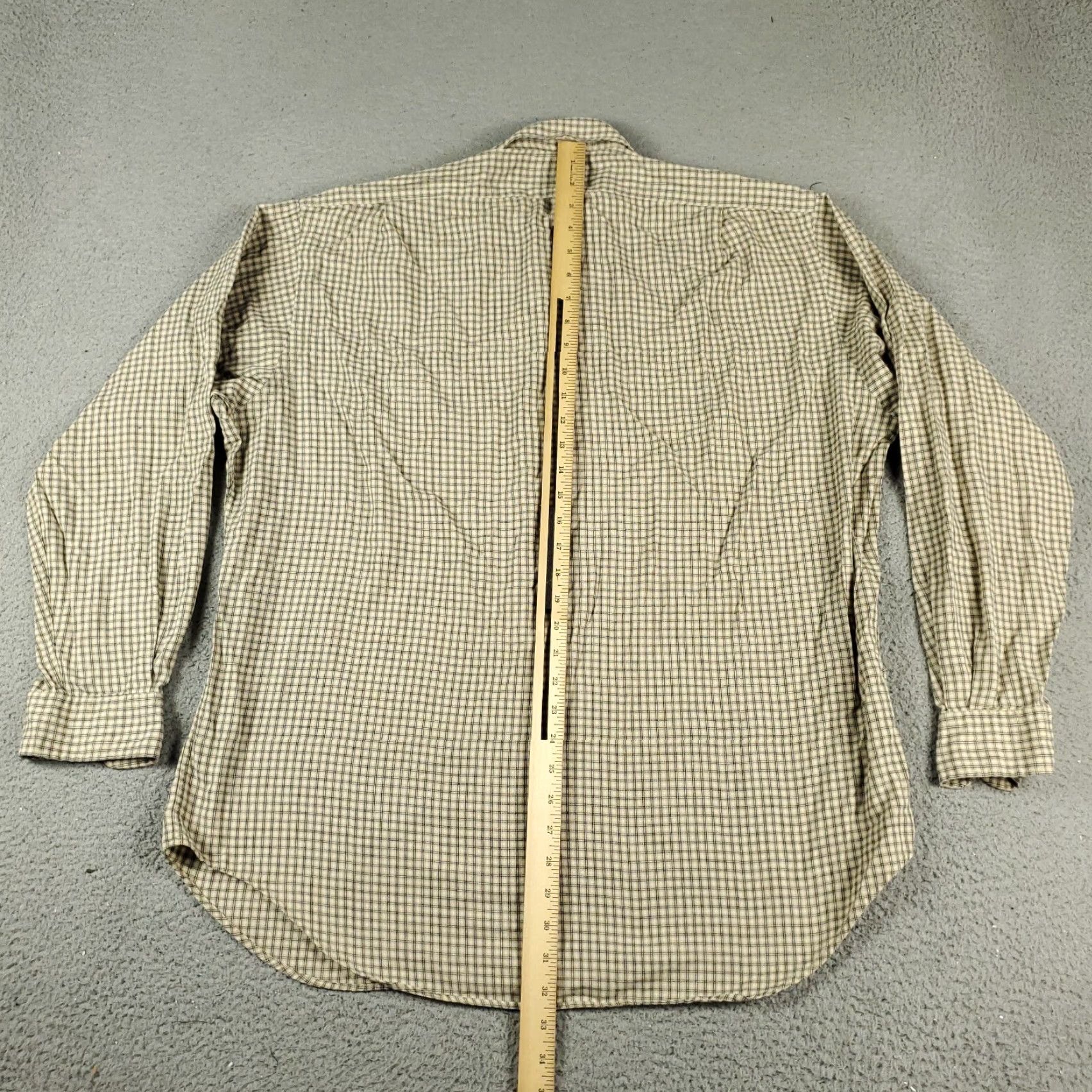 Ralph Lauren Ralph Lauren Shirt Mens Large Beige Plaid Long Sleeve Button-Up Casual Size US L / EU 52-54 / 3 - 4 Thumbnail