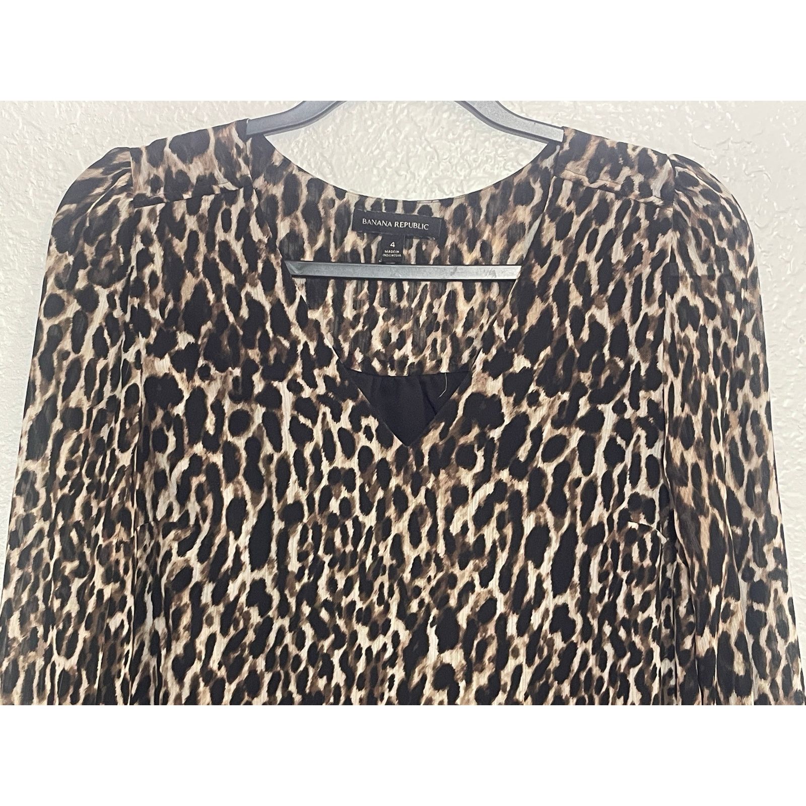 Banana Republic Banana Republic Leopard Print Dress Women size 4 Size S / US 4 / IT 40 - 5 Thumbnail