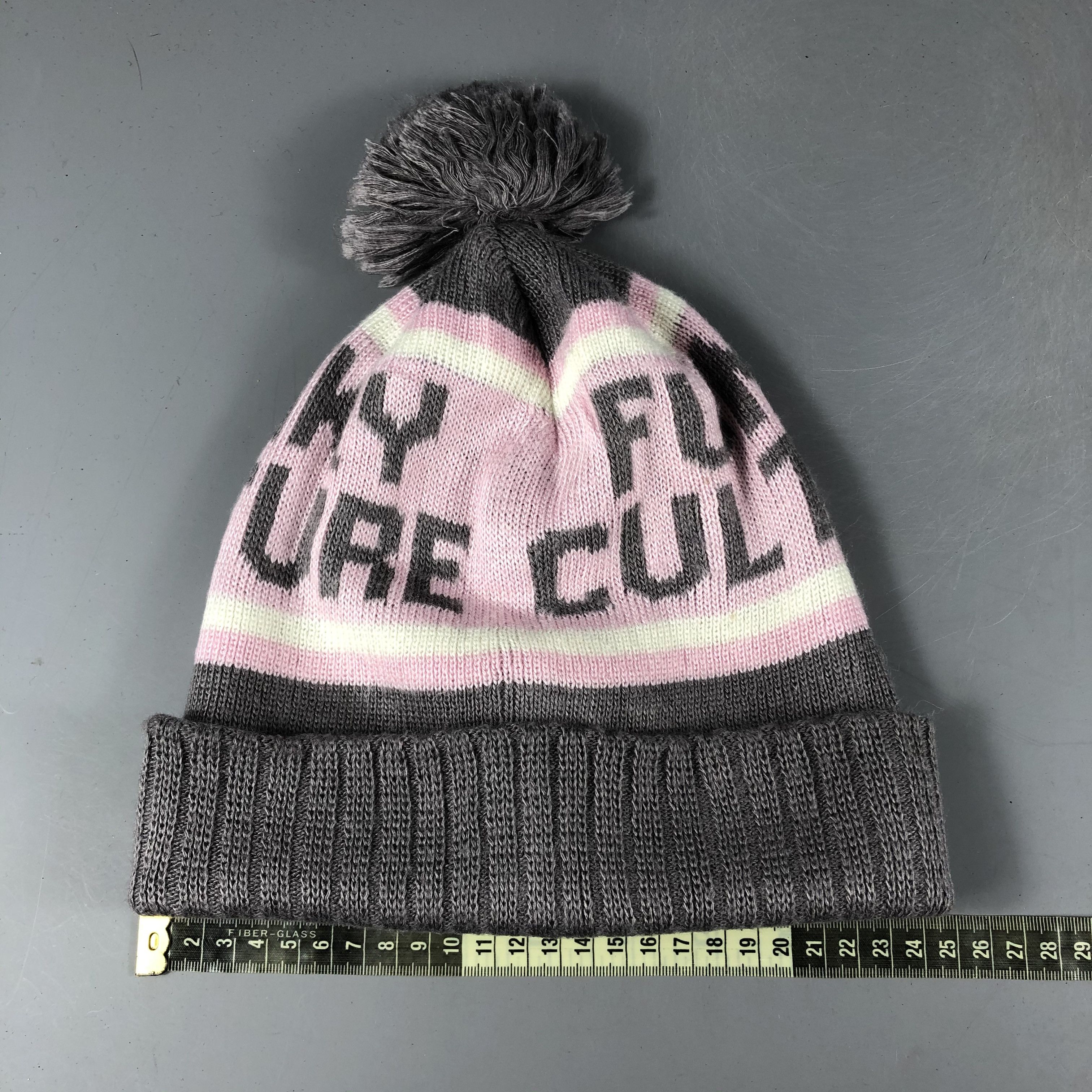 Japanese Brand × Vintage Fc Brand "Wording" Beanie Snow Hat Snow Cap -D1073 Size ONE SIZE - 4 Thumbnail