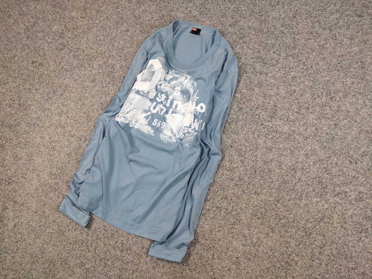 Diesel Vintage Diesel Light Long Sleeve Paint Logo Y2k Style Hype Size US M / EU 48-50 / 2 - 3 Thumbnail
