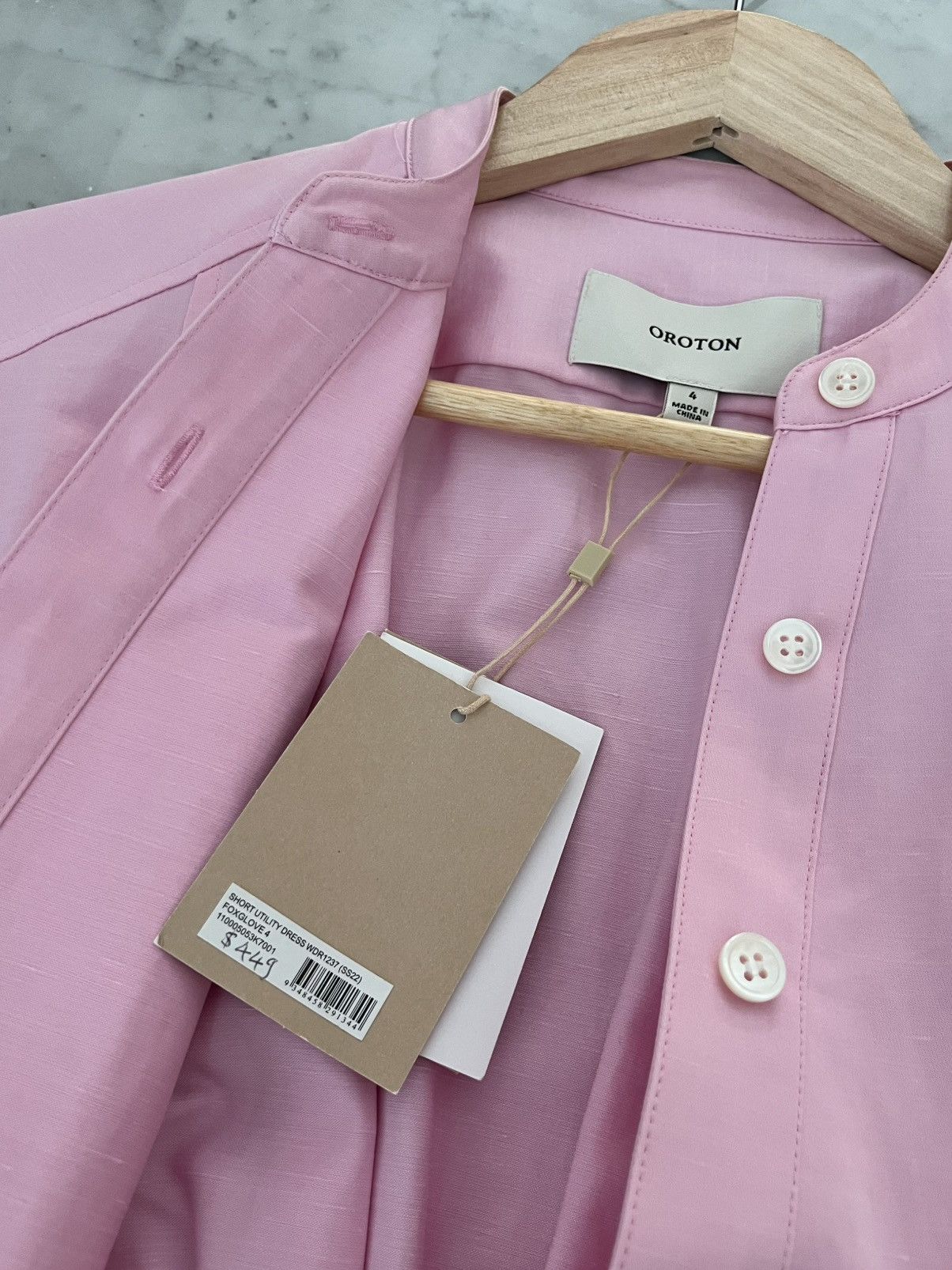Other OROTON PINK UTILITY DRESS, BNWT Size XS / US 0-2 / IT 36-38 - 4 Thumbnail