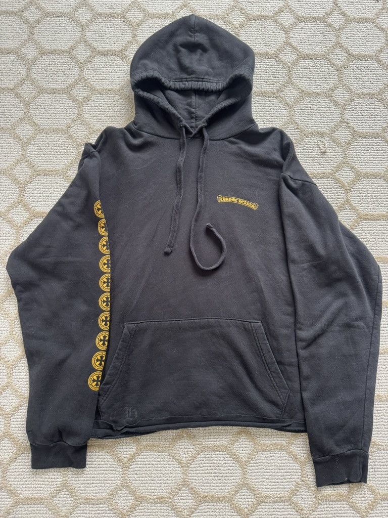 Chrome Hearts Chrome Hearts Hollywood Plus Logo Hoodie Black & Yellow Size US XL / EU 56 / 4 - 2 Thumbnail
