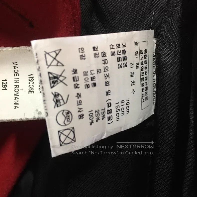 Vivienne Westwood Vivienne Westwood Red wool high collar coat Size XS / US 0-2 / IT 36-38 - 8 Thumbnail