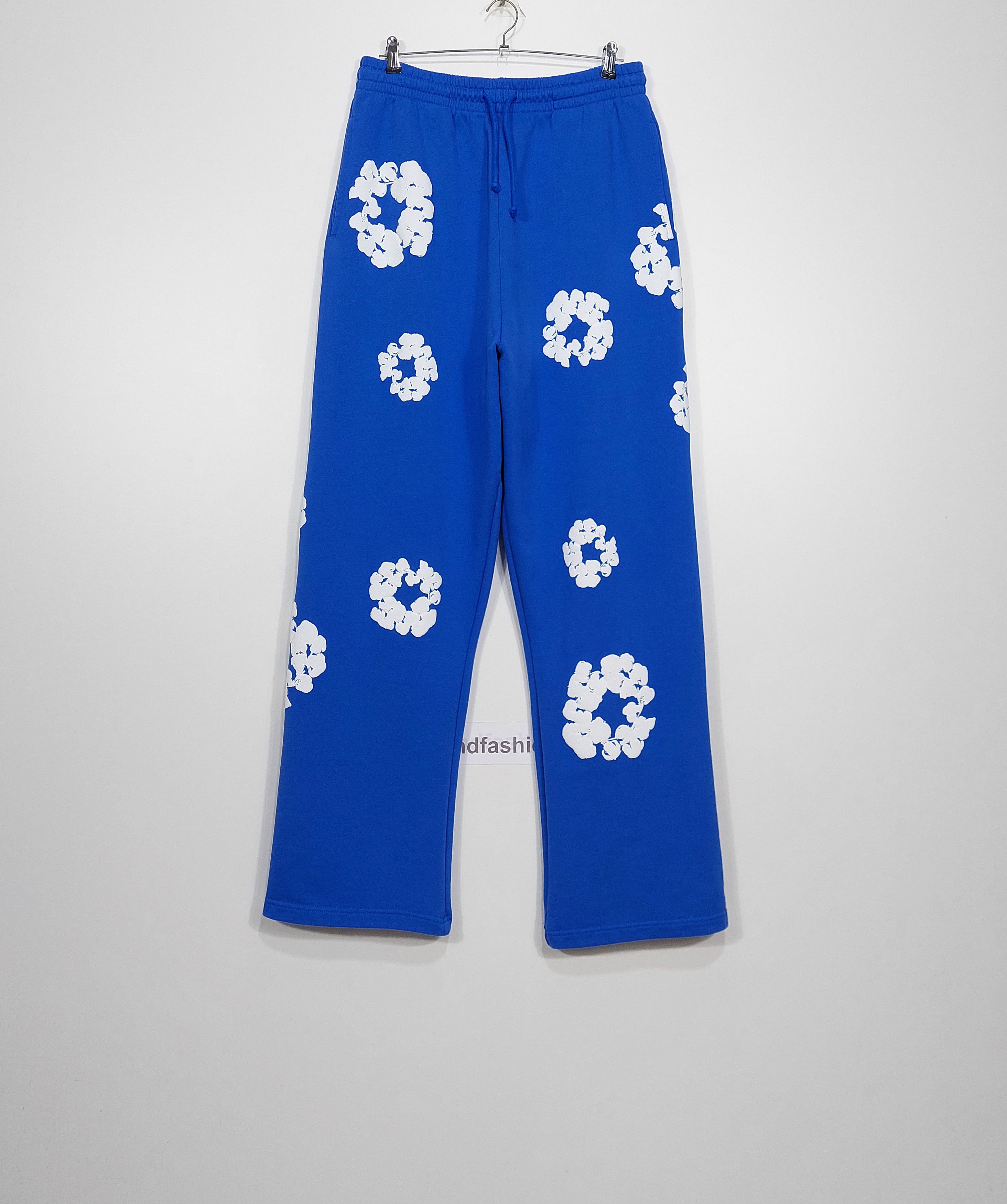 DENIM TEARS cotton wreath large sweatpants - blue L Size US 34 / EU 50 - 1 Thumbnail