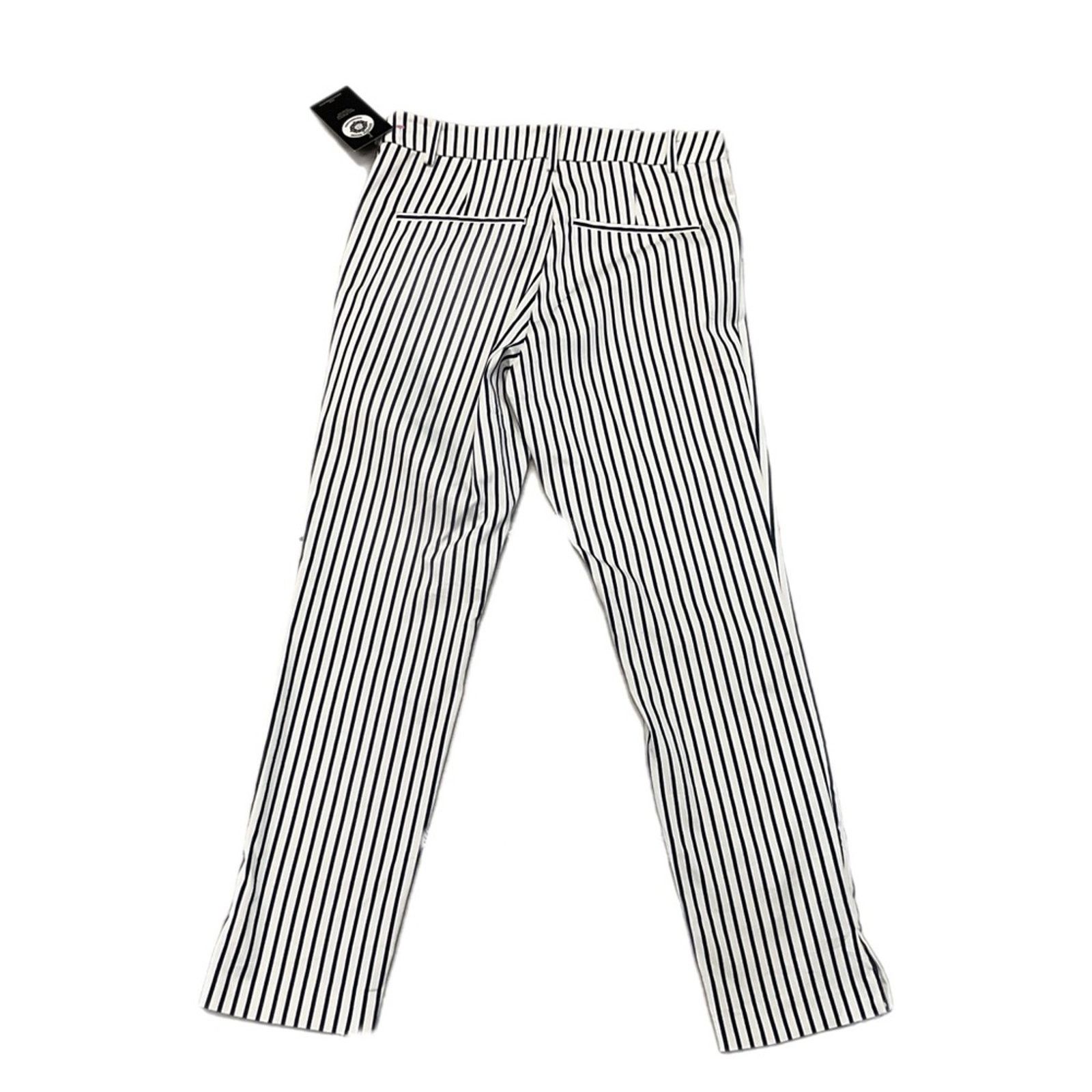 H&M H&M Women’s Striped White Pants Size 32" / US 10 / IT 46 - 2 Thumbnail