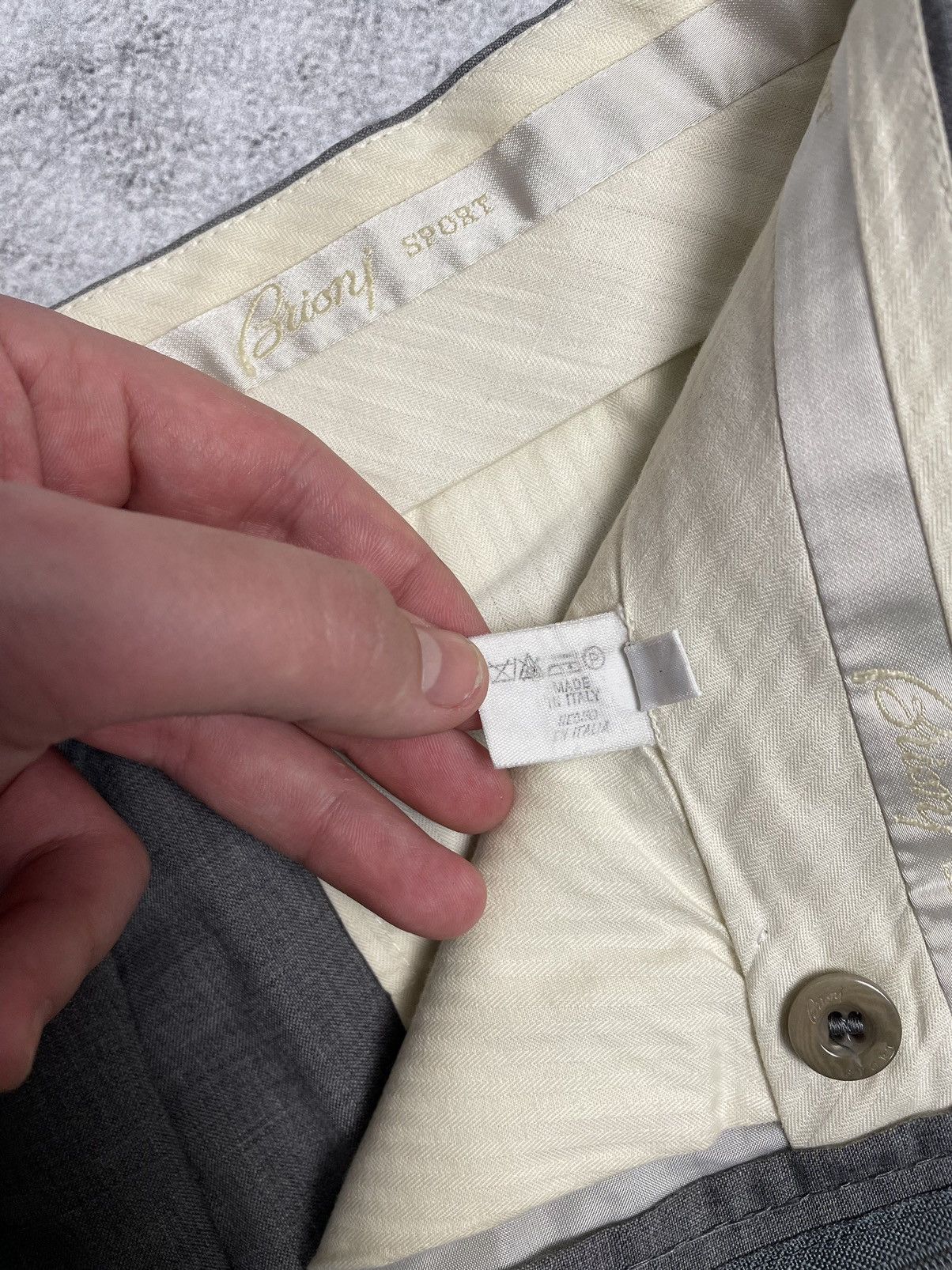 Brioni Brioni sport Pants Wool Italian Designers Vintage Luxury Size US 32 / EU 48 - 9 Thumbnail