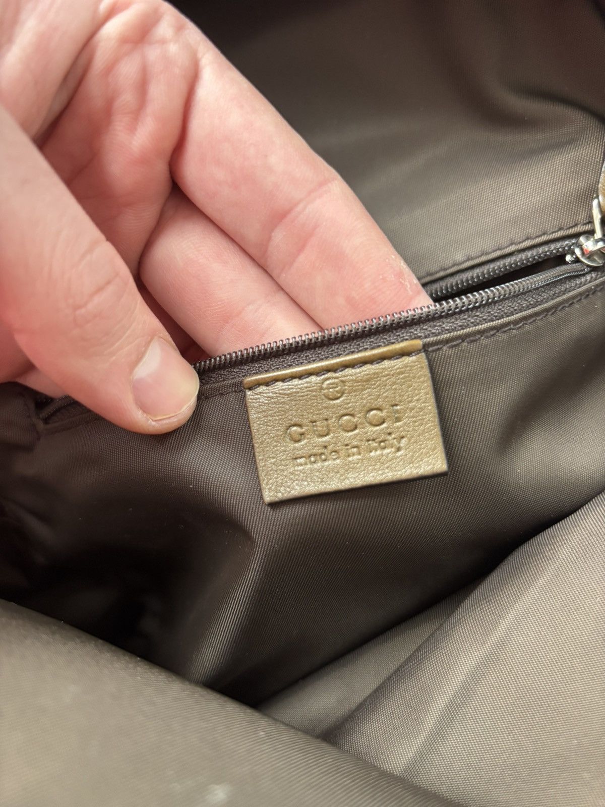 Gucci Gucci Marmont Monogram leather backpack Size ONE SIZE - 13 Thumbnail