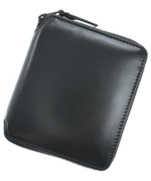 Wallets Black Coin Case Cowhide Zip