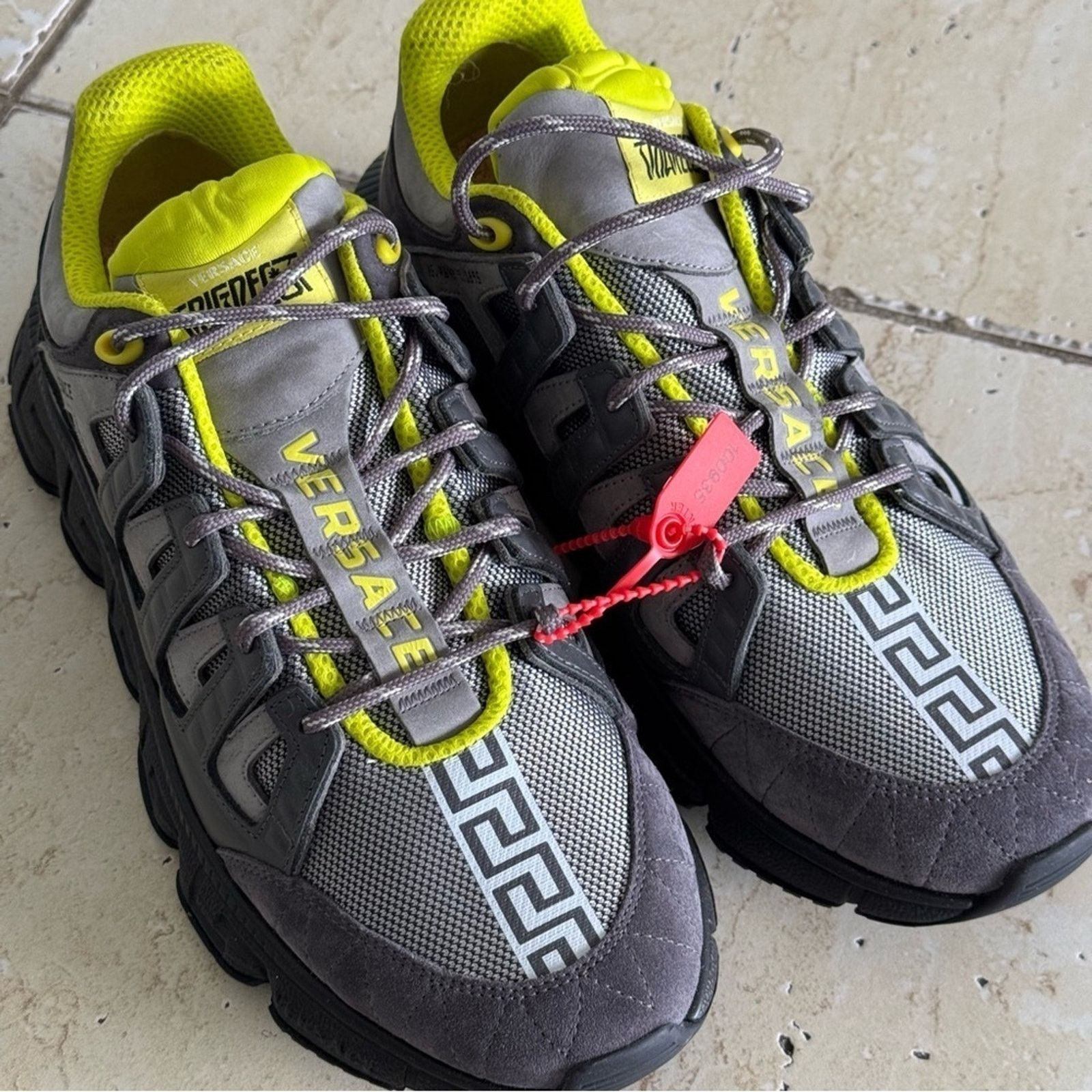 Versace NEW! Versace Men Sneakers, Size 46 (12US), Authentic Size US 13 / EU 46 - 2 Thumbnail