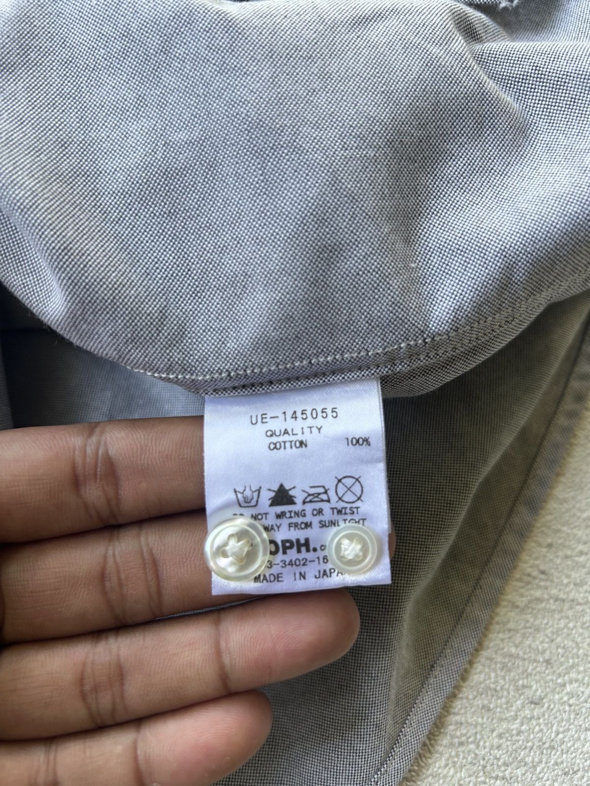 uniform experiment Uniform Experiment Star Button Shirt Size US L / EU 52-54 / 3 - 8 Thumbnail