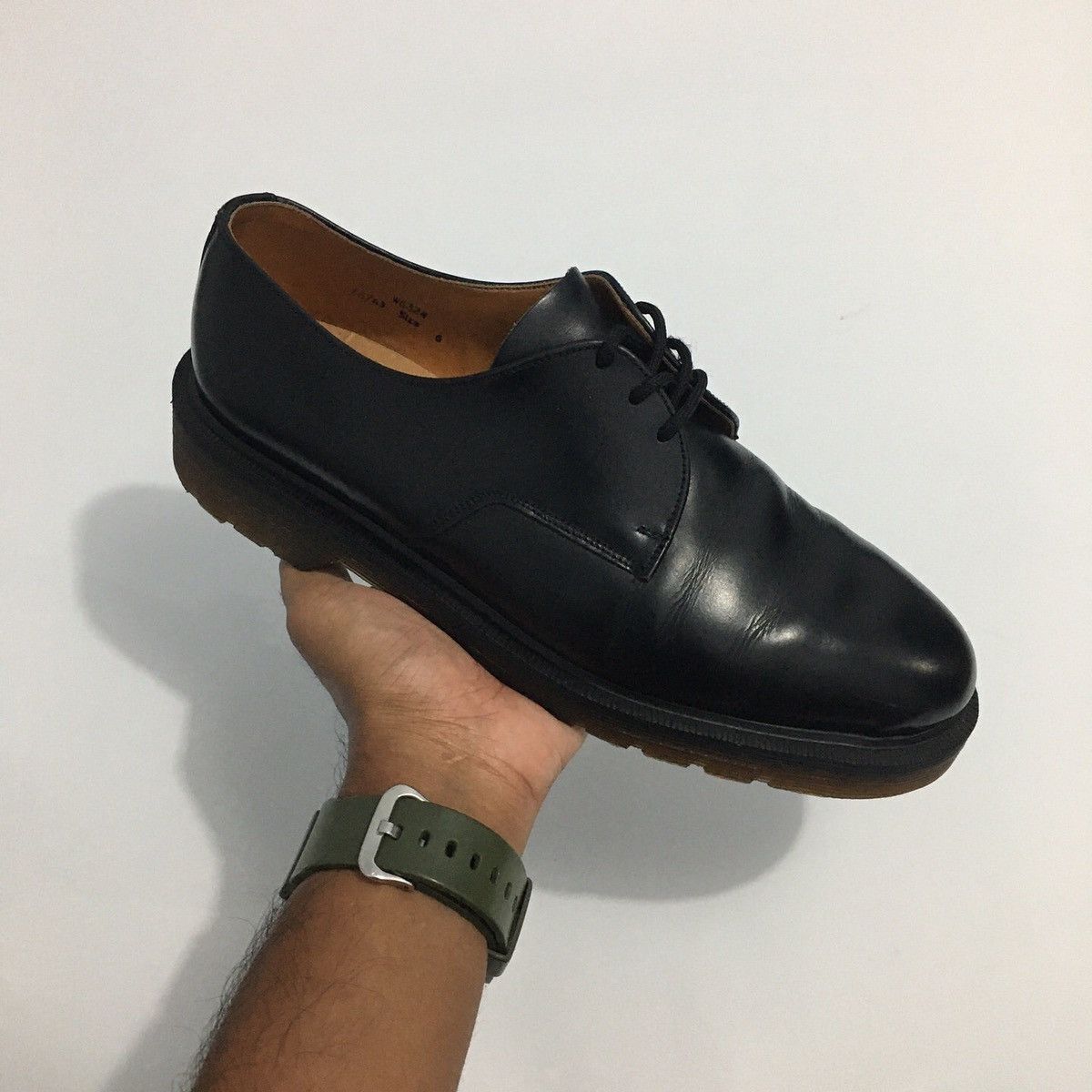 Dr. Martens 💥SOLD💥 Dr Martens MIE Vintage 1461 Black Size US 6 / EU 39 - 11 Thumbnail
