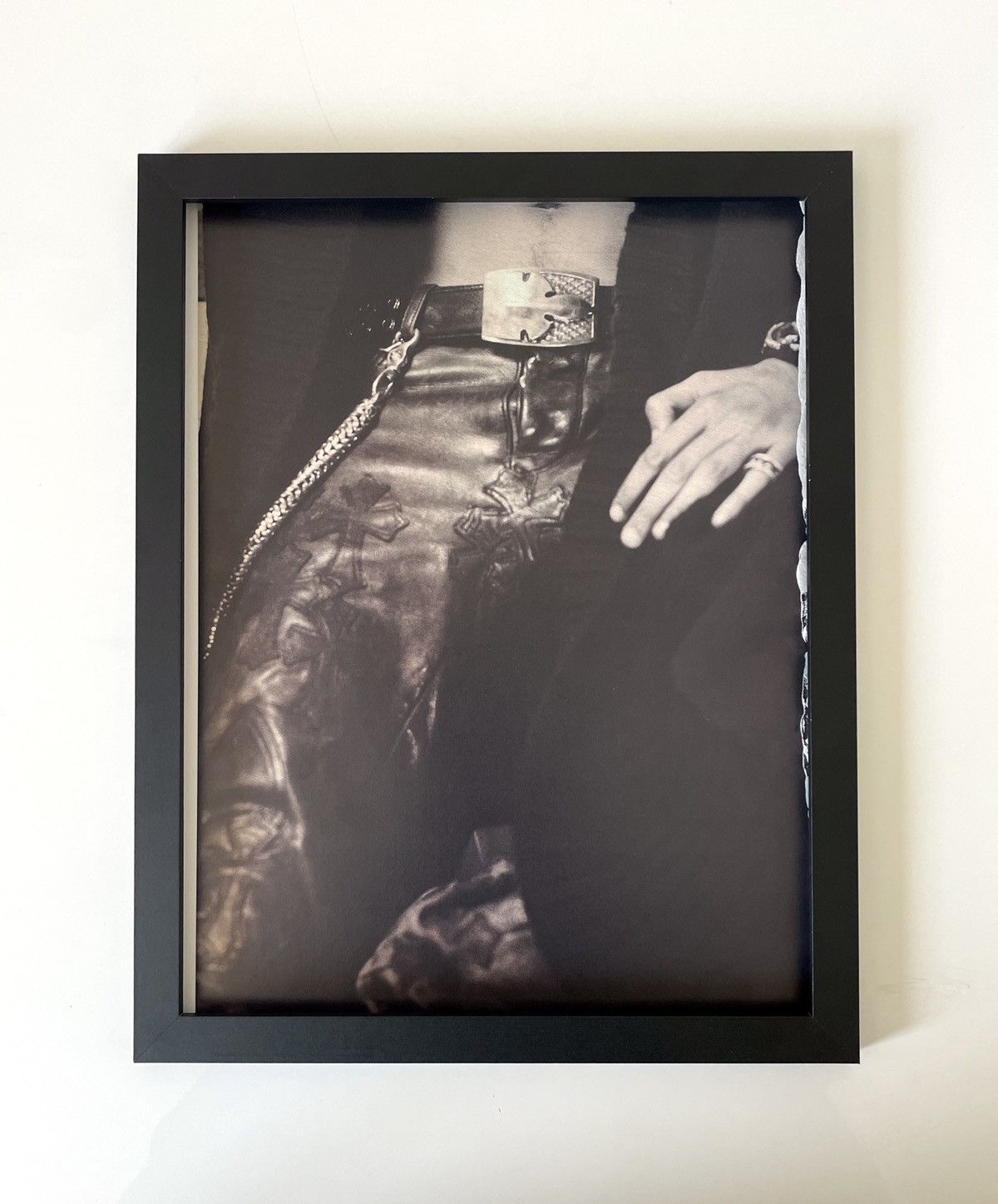 Chrome Hearts × Vintage Chrome Hearts vintage Leather pants HAGGARD framed 9x11 Size ONE SIZE - 1 Thumbnail