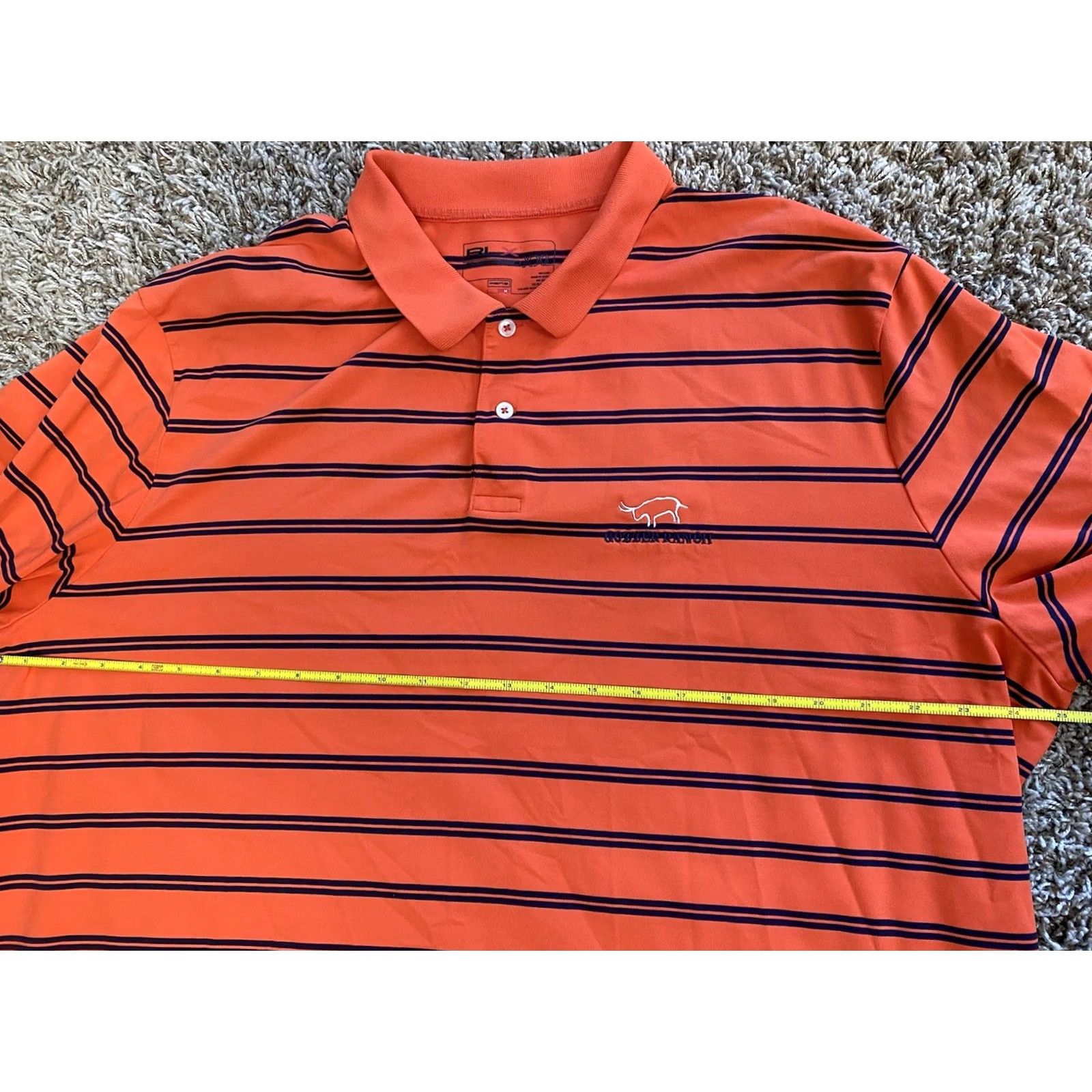 Ralph Lauren VINTAGE? (No) Gozzer Ranch Ralph Lauren RLX Golf Polo Men’s 2XL Orange Shirt Polo Golf RLX Men 2XL Orange Mens Polo RLX Golf Polo Size US XXL / EU 58 / 5 - 7 Thumbnail