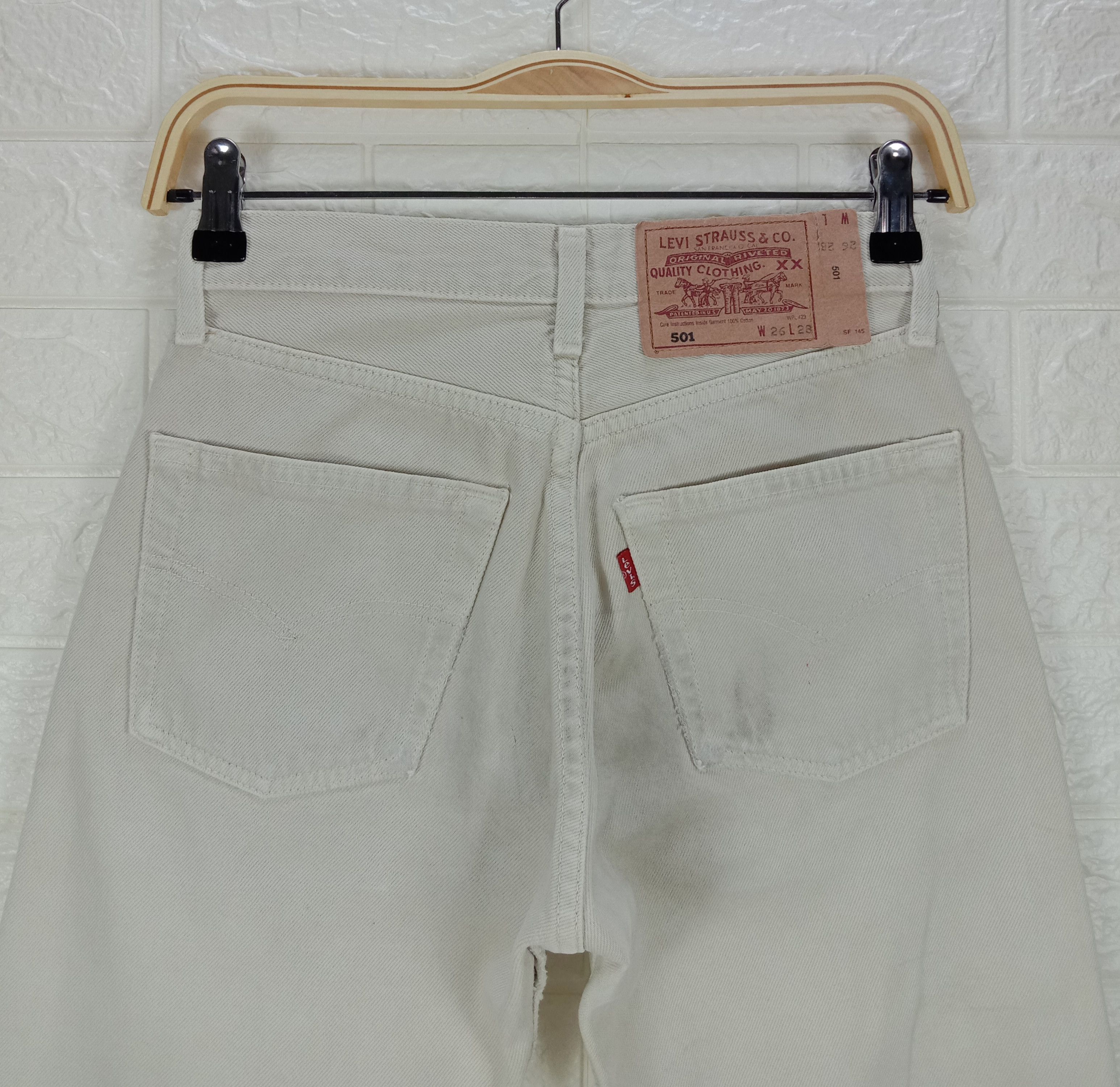 Levi's Vintage 90s Levi's 501 Jeans Buttons Fly Denim Size 26" / US 2 / IT 38 - 6 Thumbnail