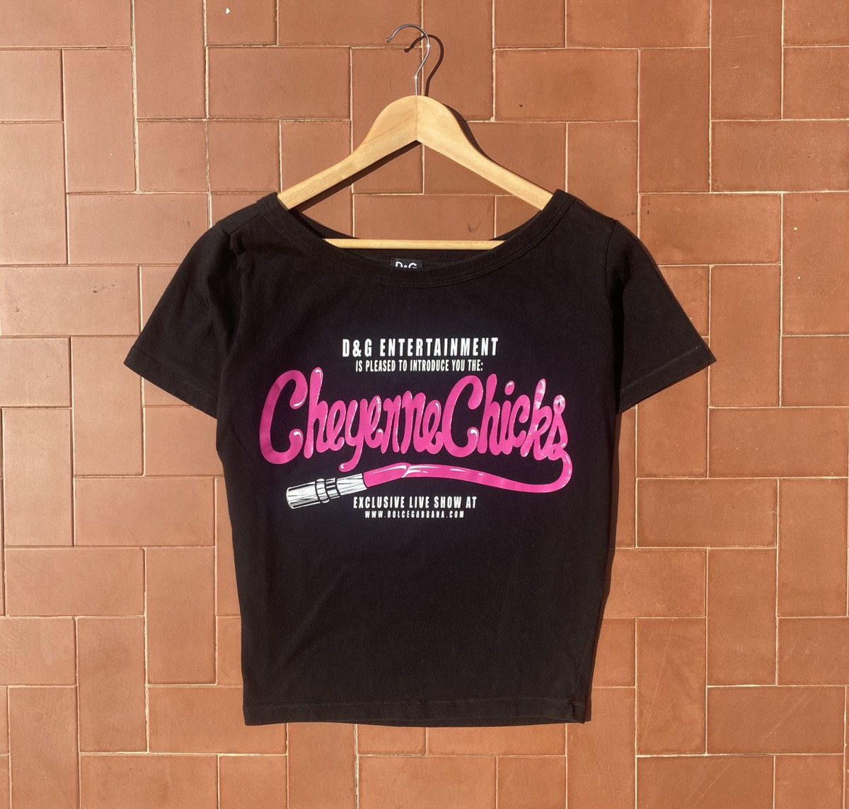 Dolce & Gabbana Y2K Dolce & Gabbana Cheyenne Chicks Crop Top t shirts size S Size S / US 4 / IT 40 - 1 Thumbnail