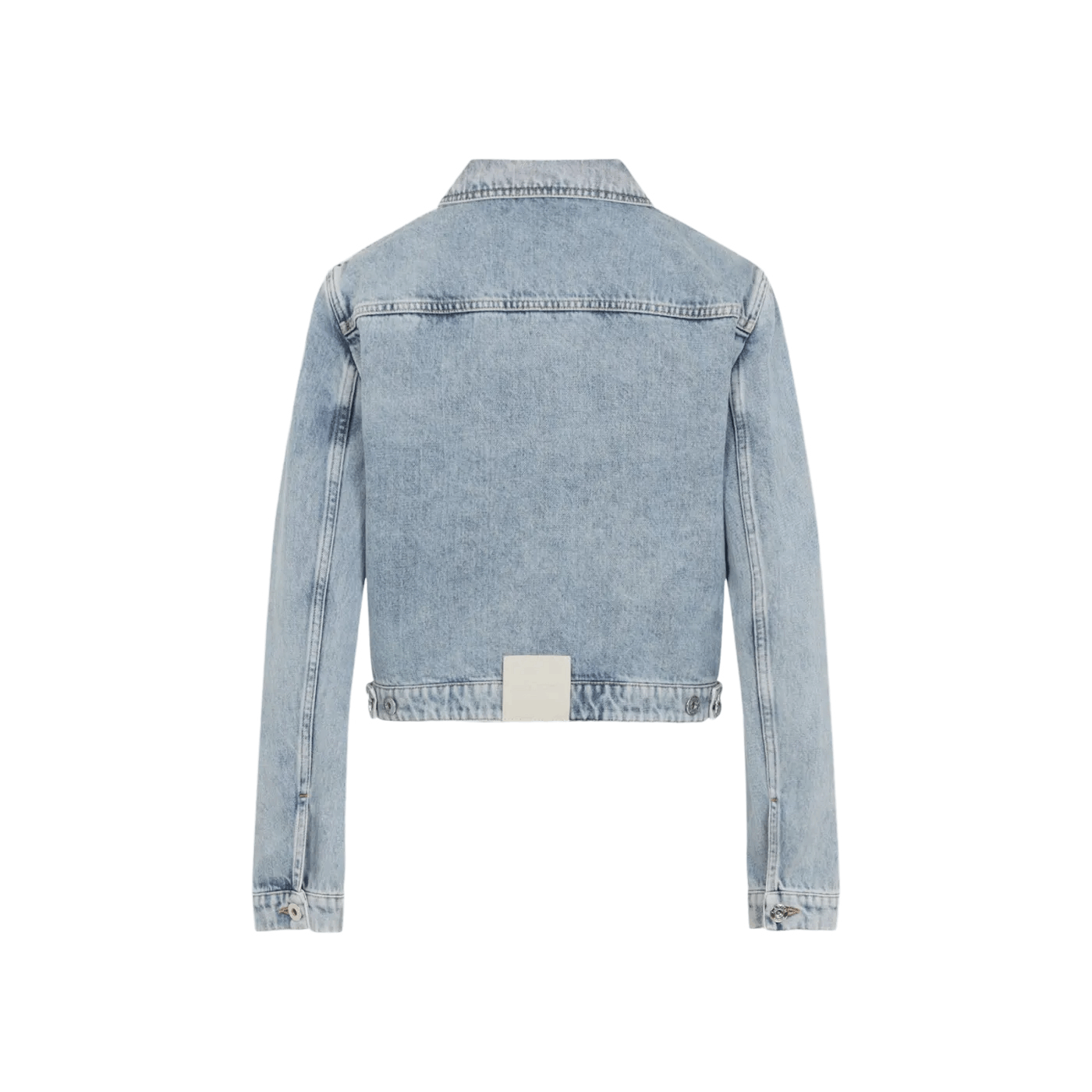 Duran Lantink LANVIN Blue Denim Jacket New & Authentic Size XS / US 0-2 / IT 36-38 - 2 Thumbnail