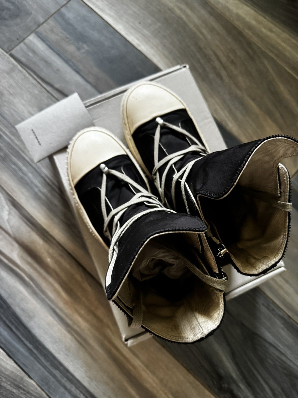 Rick Owens *SOLD* Rick Owens Hexa ramones Size US 9 / EU 42 - 2 Thumbnail