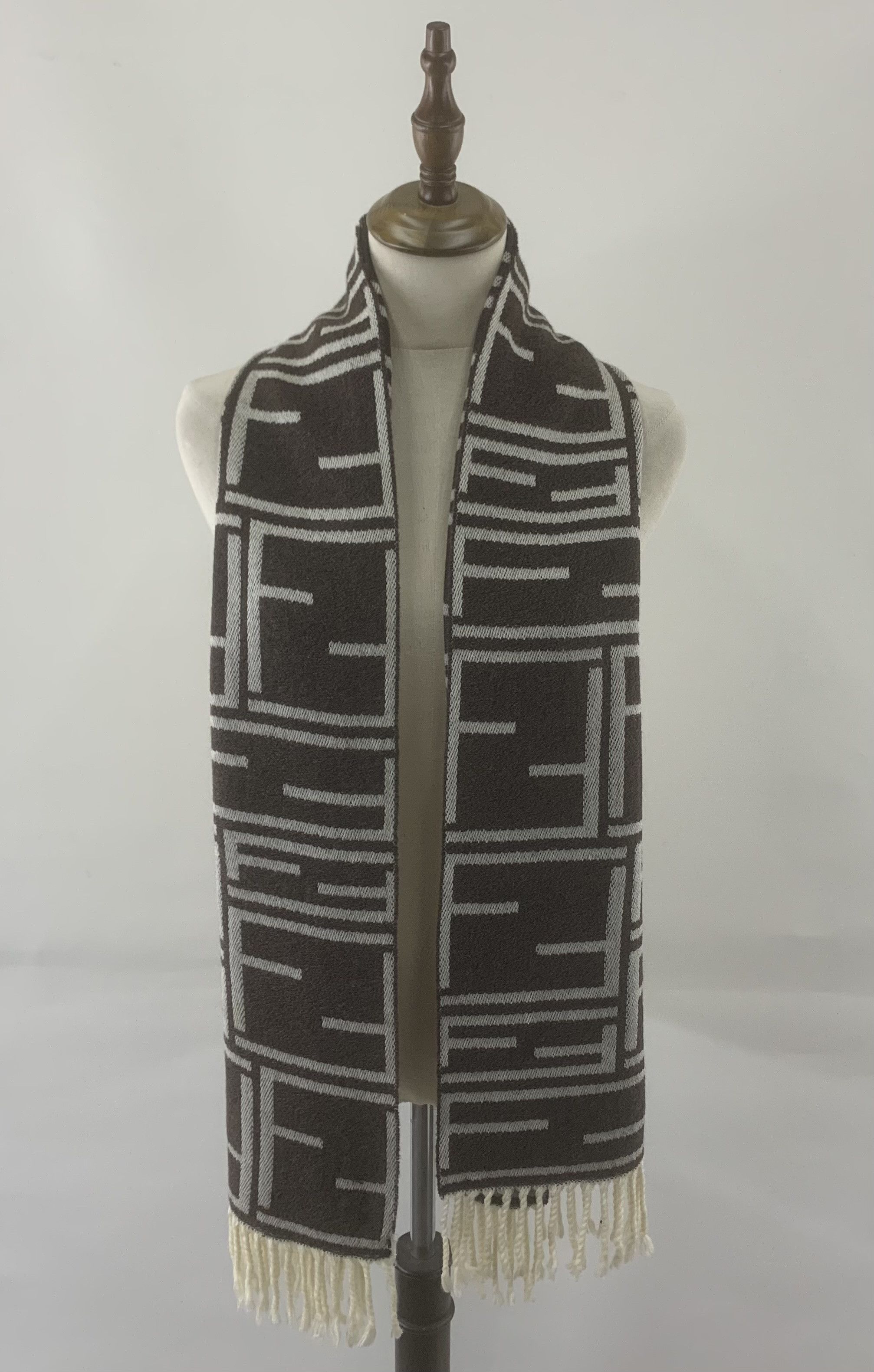 Fendi Fendi Scarf Wool Muffler Neck Wrap BL9265 Size ONE SIZE - 1 Thumbnail