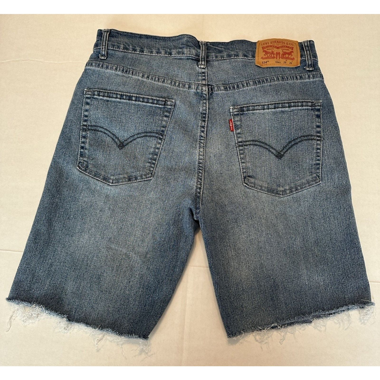 Levi's Levis 514 Denim Cutoff Shorts Sz 18 Reg 29x7.5 Straight Norm Size 30" / US 8 / IT 44 - 10 Thumbnail