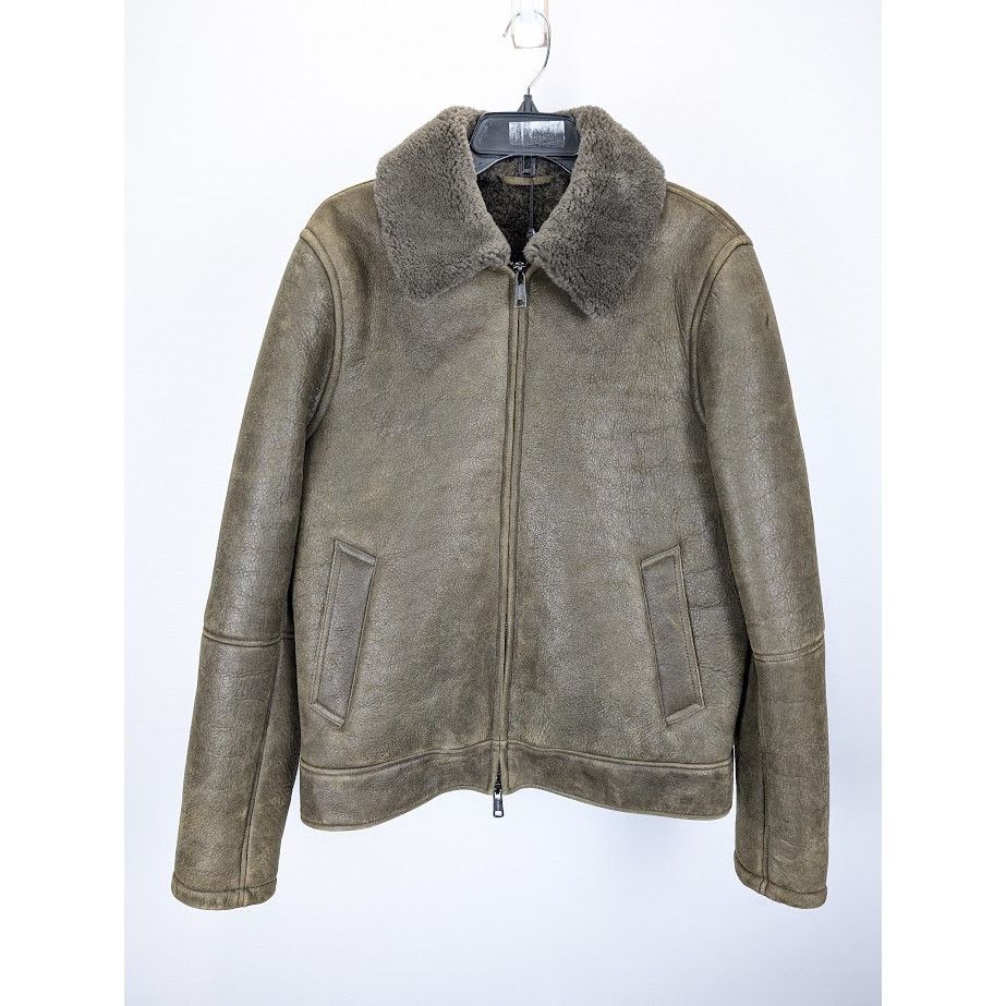 Todd Snyder o1rshd1 Leather Jacket in Gray Size US M / EU 48-50 / 2 - 1 Thumbnail