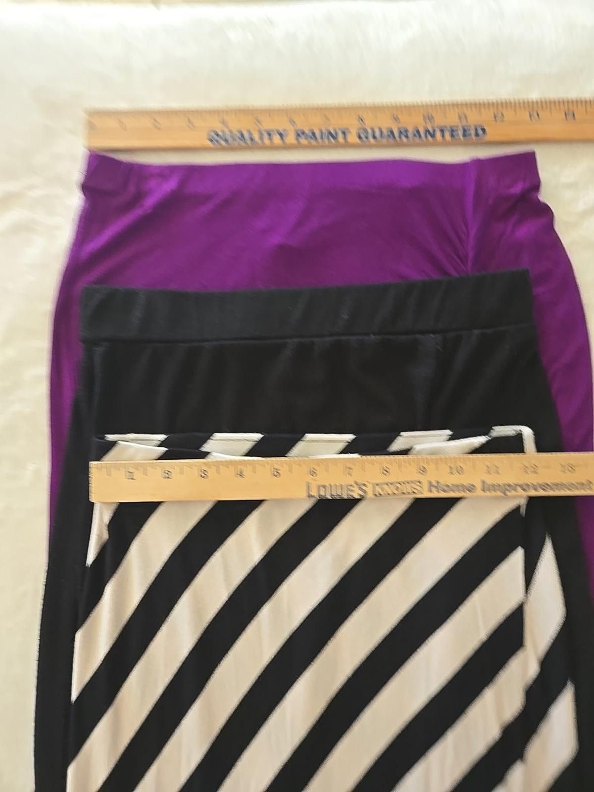 Mossimo Y2K Mossimo Lot of 3 Maxi Skirt Black Purple Stretch XS Size 26" / US 2 / IT 38 - 9 Thumbnail
