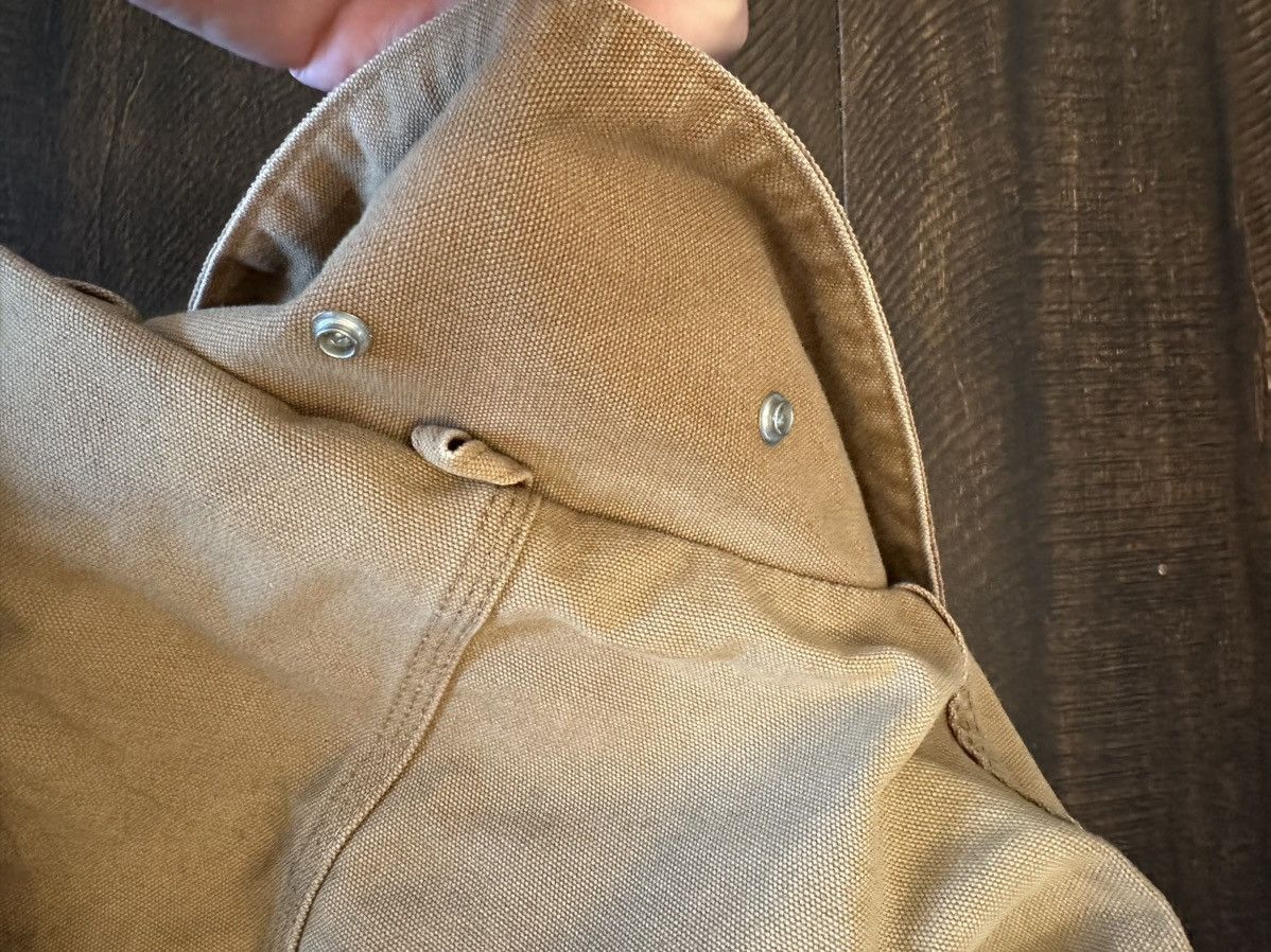 Carhartt Vtg CARHARTT C03 BRN Quilted Duck Canvas Chore Jacket USA-50 Size US XXL / EU 58 / 5 - 16 Thumbnail