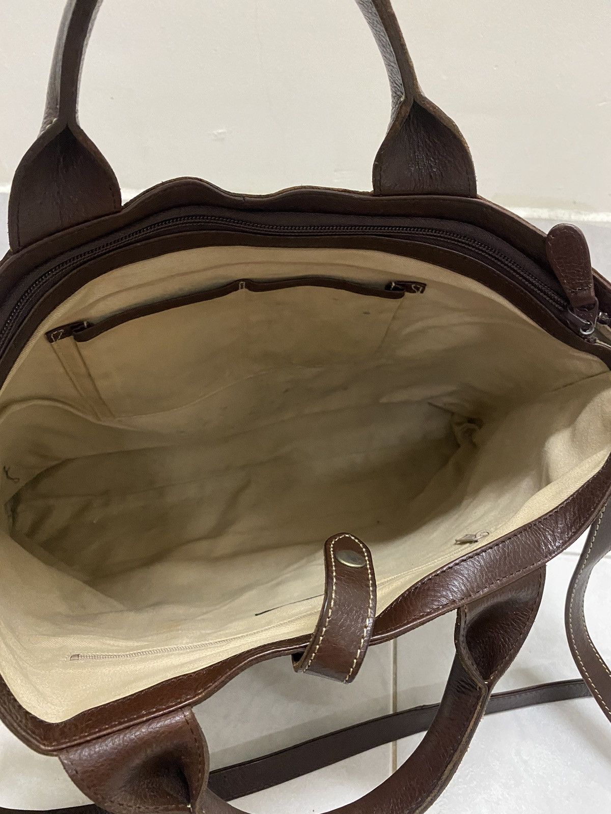 Leather Tete Homme Leather Sling Bag Size ONE SIZE - 6 Thumbnail