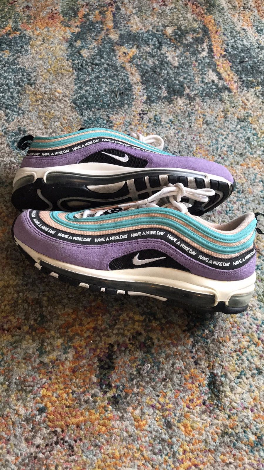 image of Air Max 97 ‘Have A Nike Day’ Shoes in Purple, Men's