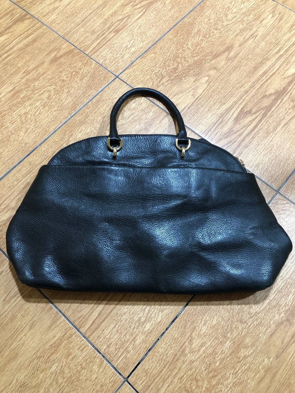 Dolce & Gabbana DOLCE&GABBANA Black Leather Bag Handbag with Logo Plate Size ONE SIZE - 15 Thumbnail