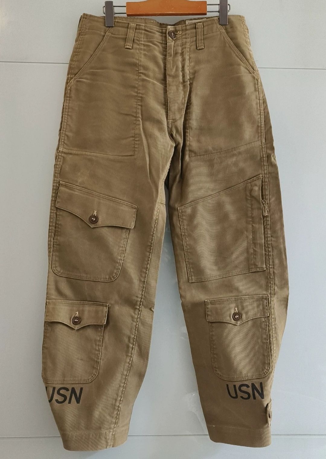 image of Freewheelers Wabash Warehouse Deck Pants in Brown, Men's (Size 32)