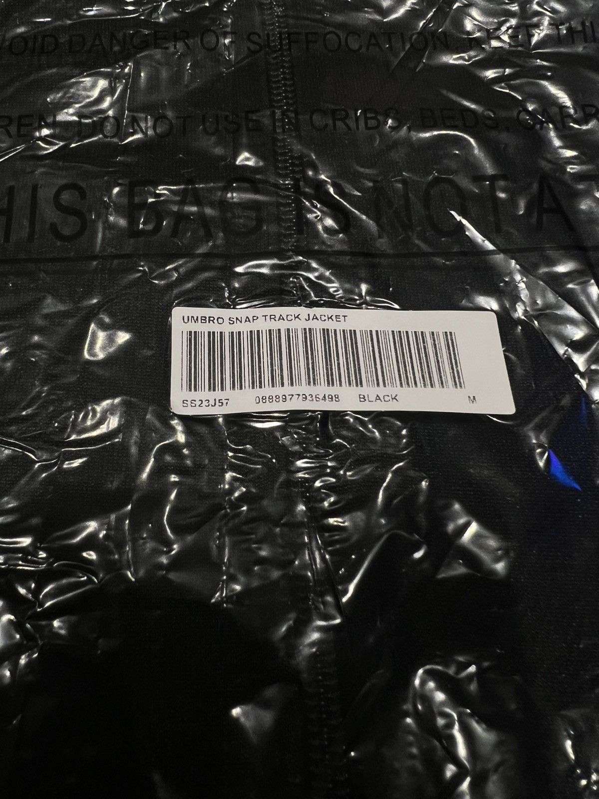 Supreme × Umbro Supreme Umbro Snap Sleeve Jacket Black Medium Size US M / EU 48-50 / 2 - 6 Thumbnail