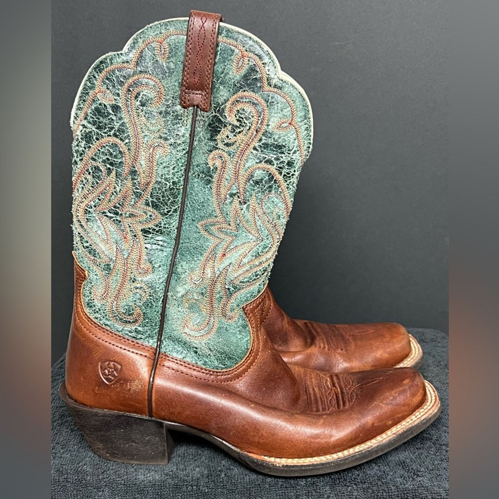 Ariat Ariat Ladies Legend Sq Toe Piney Woods Western Cowgirl Boots Size US 7.5 / IT 37.5 - 2 Thumbnail